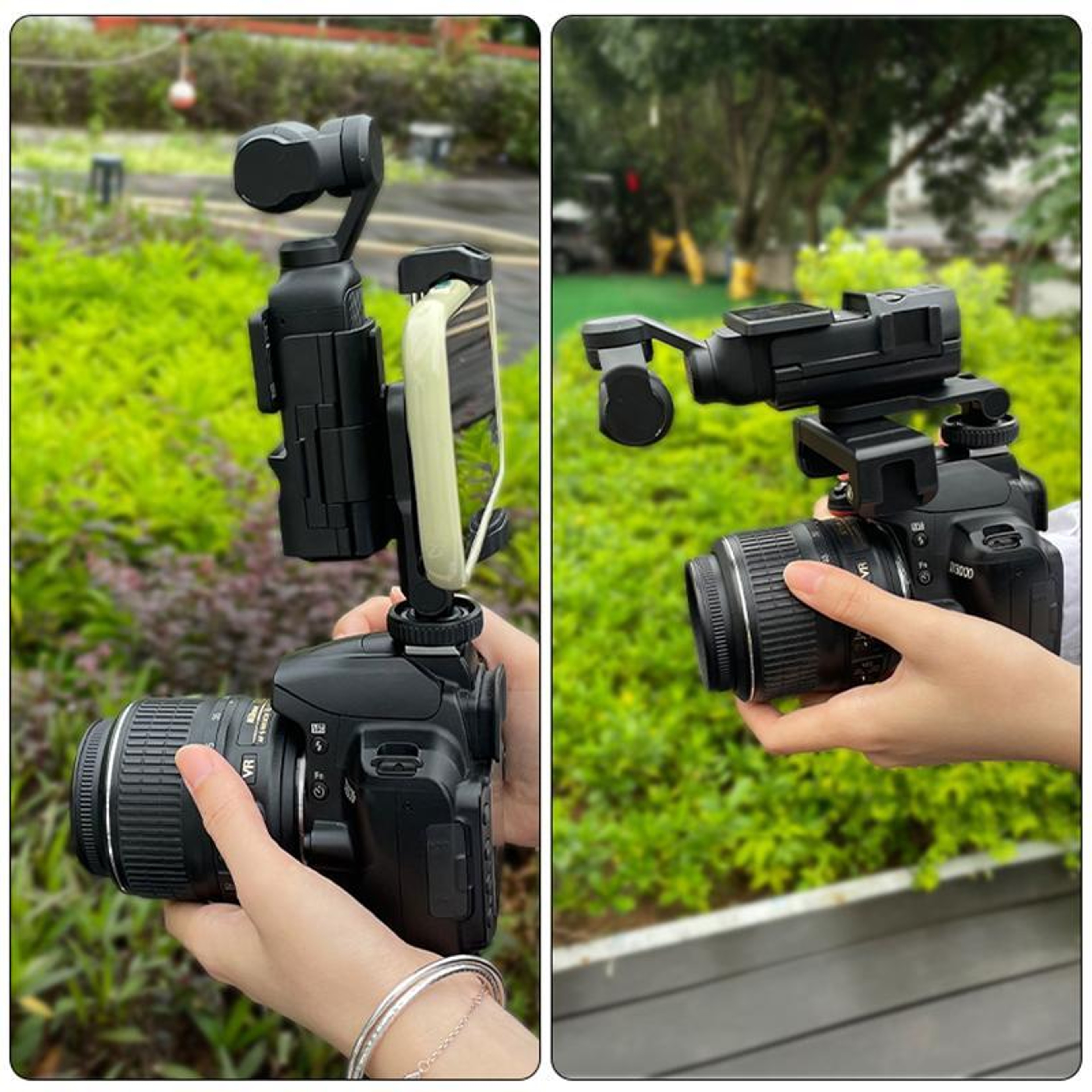 PULUZ DJI Osmo Pocket Phone Clamp Bracket with Cold Shoe Mount for Vlogging & Tripod – view 8