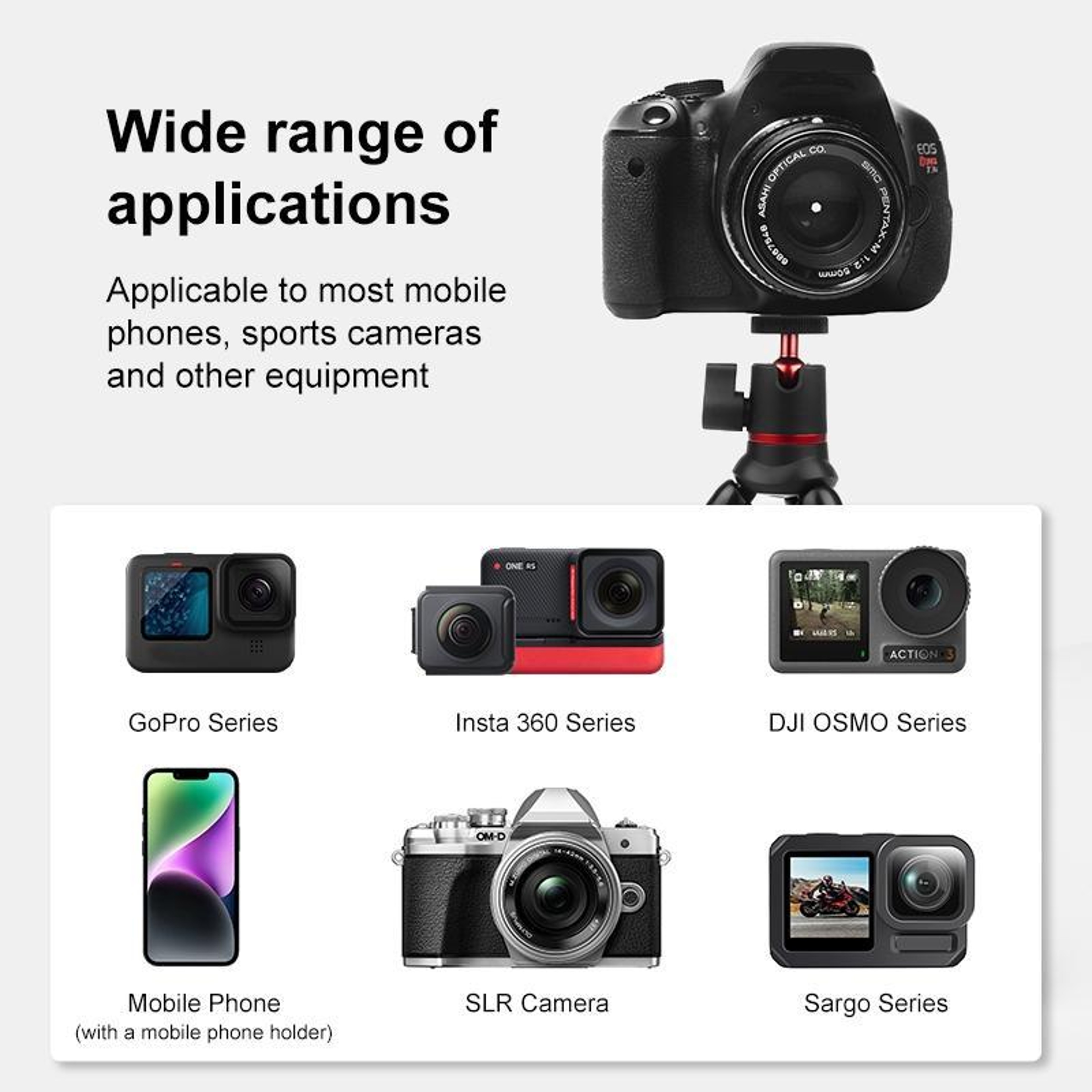 PULUZ Mini Octopus tripod Flexible tripod Holder with Remote Control for Camera, GoPro & Phone – view 6