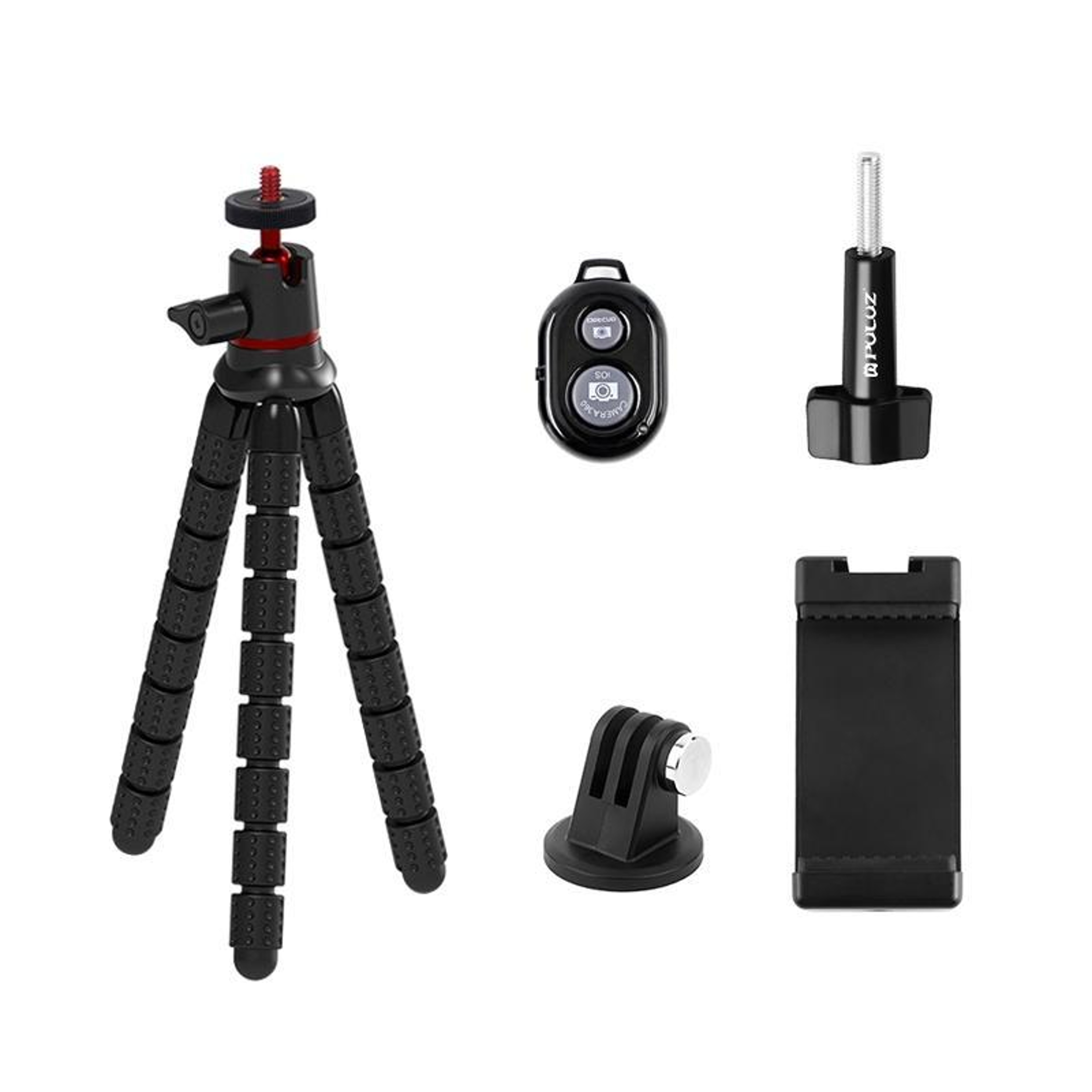 PULUZ Mini Octopus tripod Flexible tripod Holder with Remote Control for Camera, GoPro & Phone – view 8