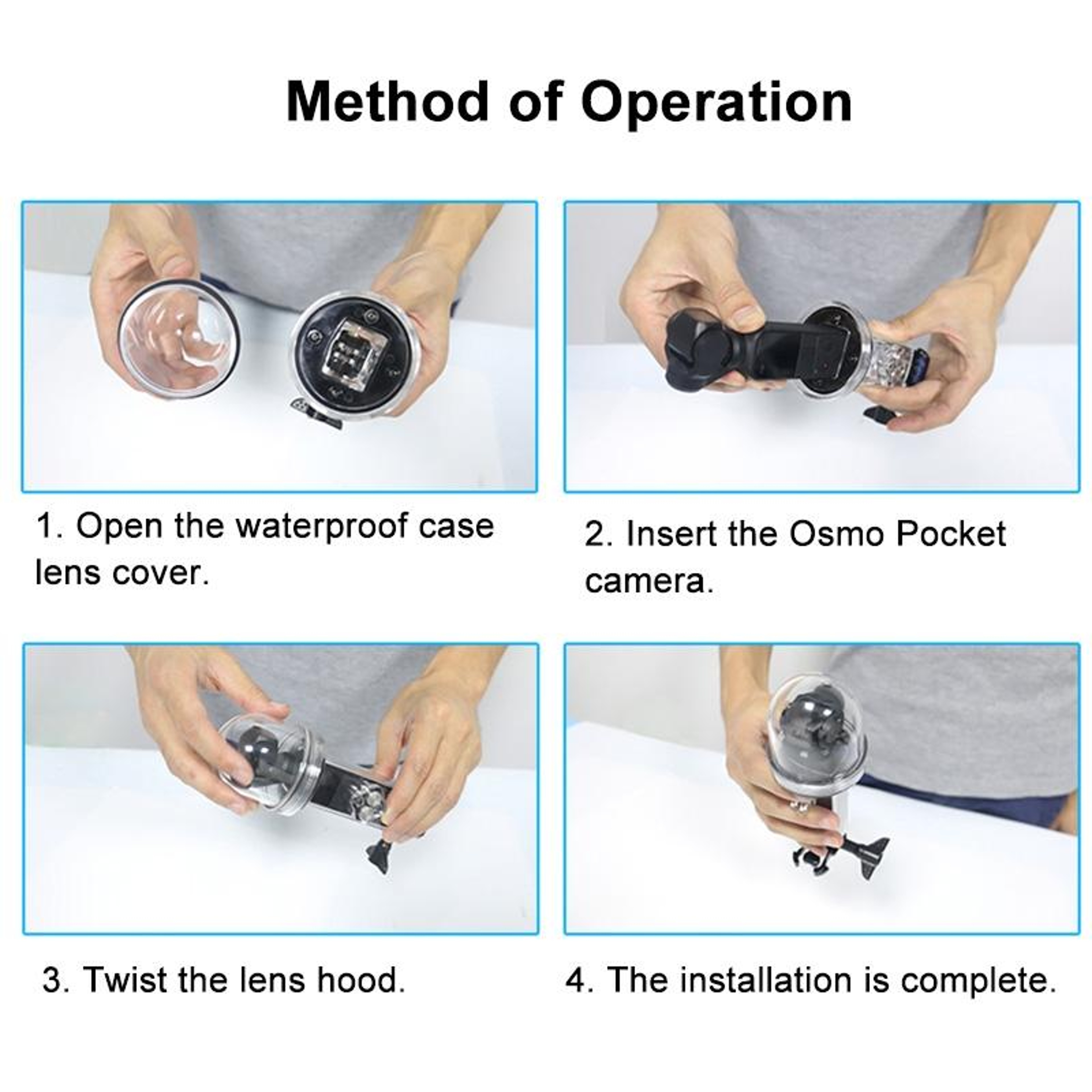 DJI Osmo Pocket 60m Waterproof Diving Case Underwater Housing Camera Protection 6