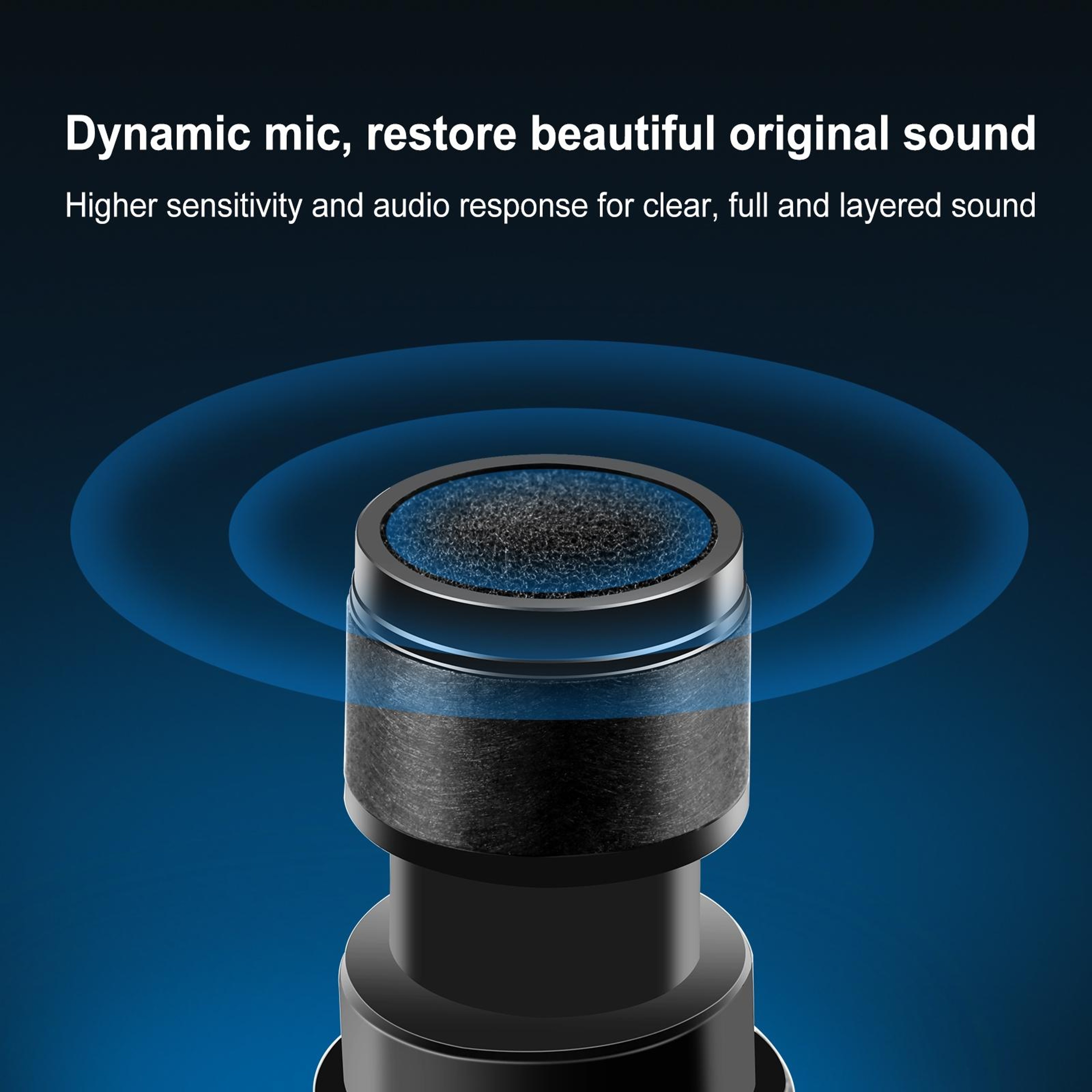 PULUZ UHF Wireless Microphone System With LED Display Dynamic Microphone For Karaoke And Stage Perf 4