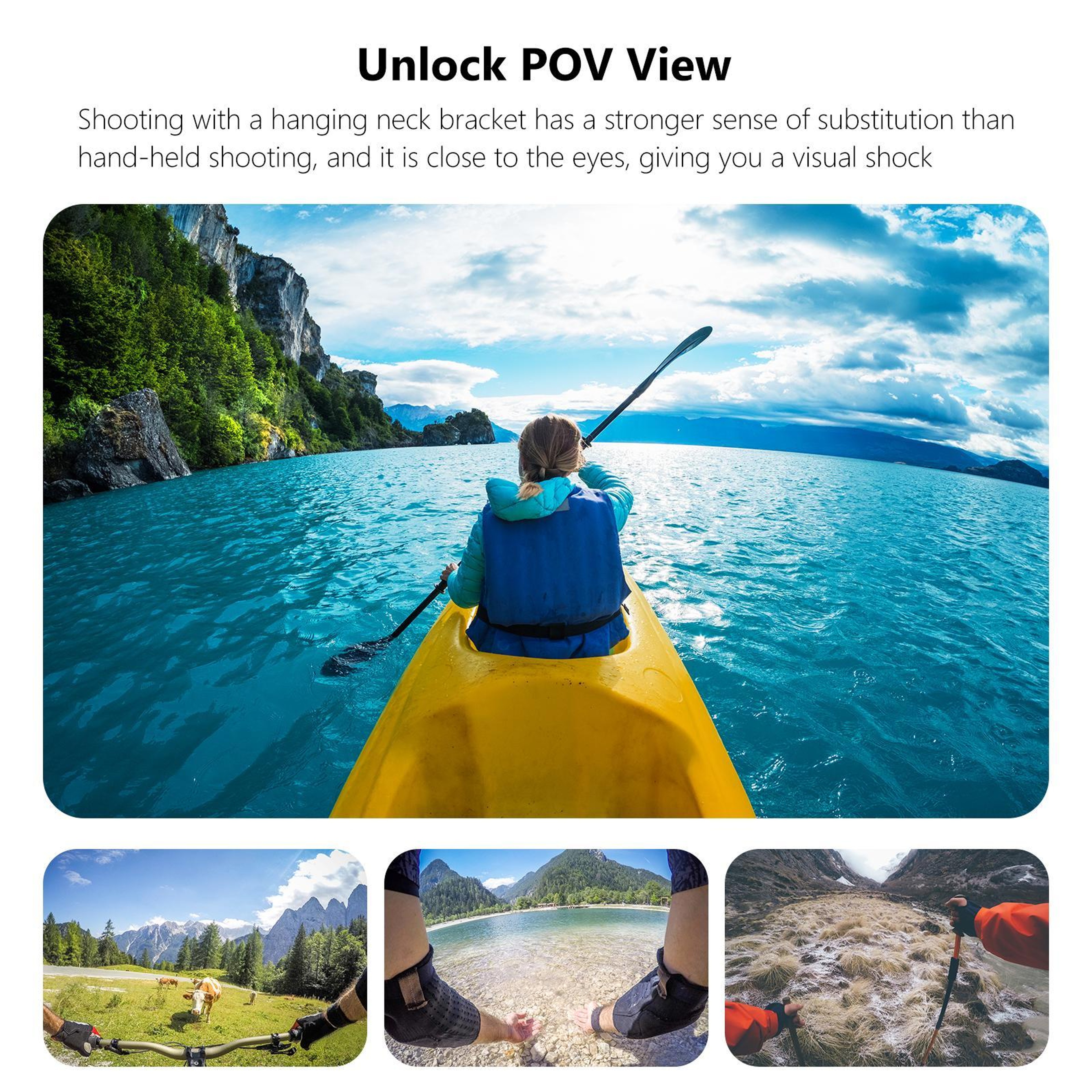 PULUZ Magnetic Neck Mount For Action Cameras GoPro POV Vlog Strap Hands Free Holder 4