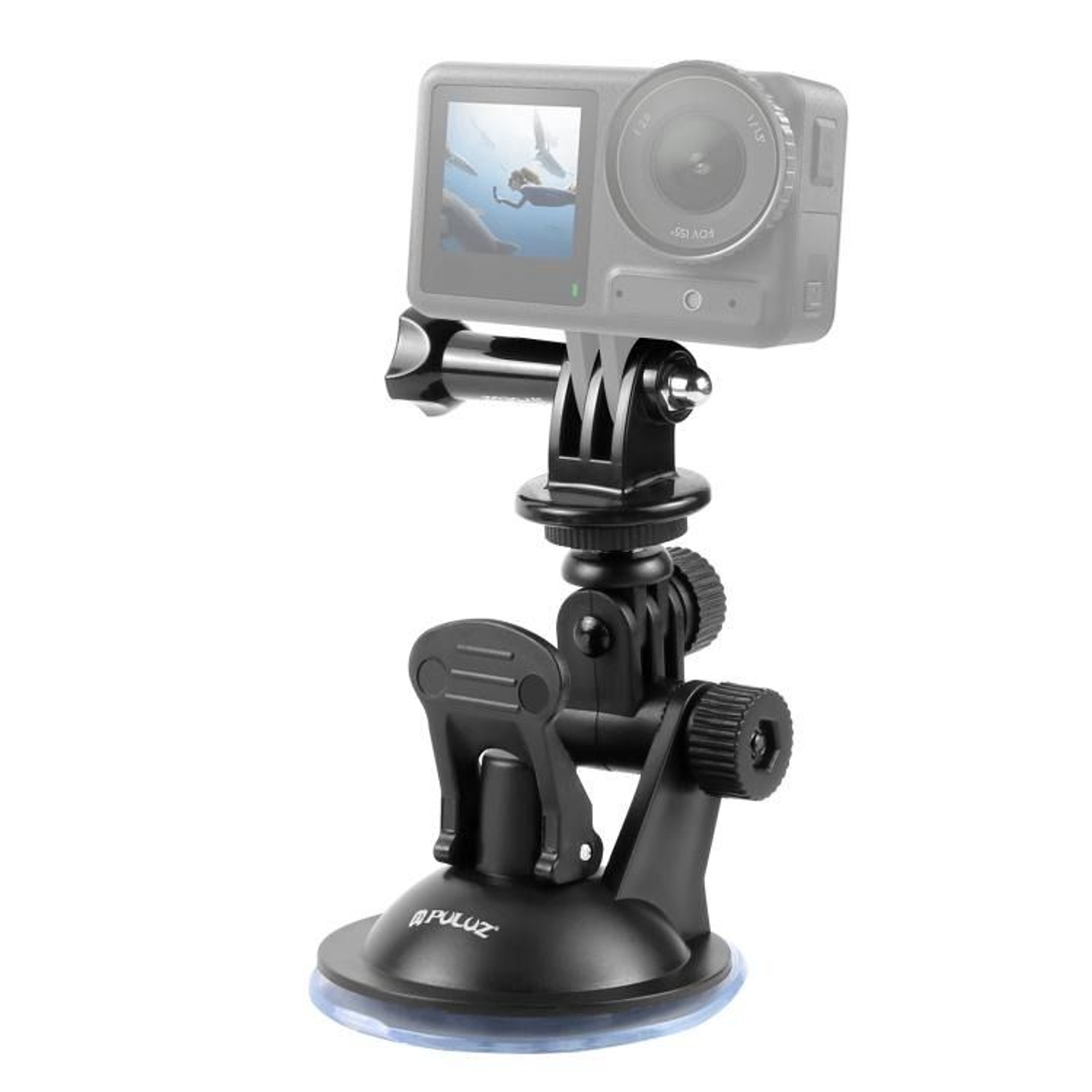 PULUZ Aluminum Alloy Bike Seatpost Action Camera Mount For GoPro Insta360 DJI Shock Absorbing Stabl