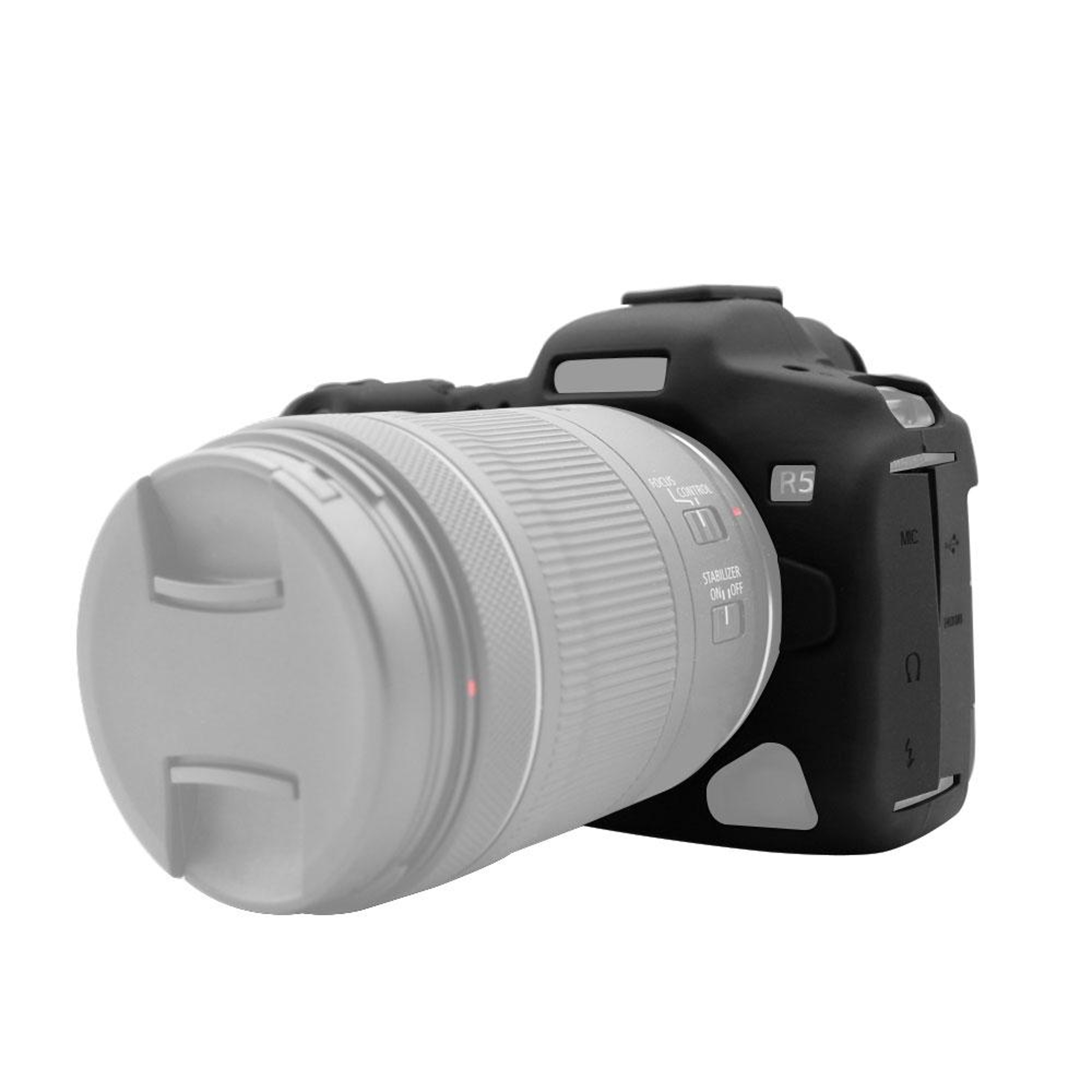 PULUZ Soft Silicone Protective Case For Canon EOS R5 Camera Cover DSLR Protection 1