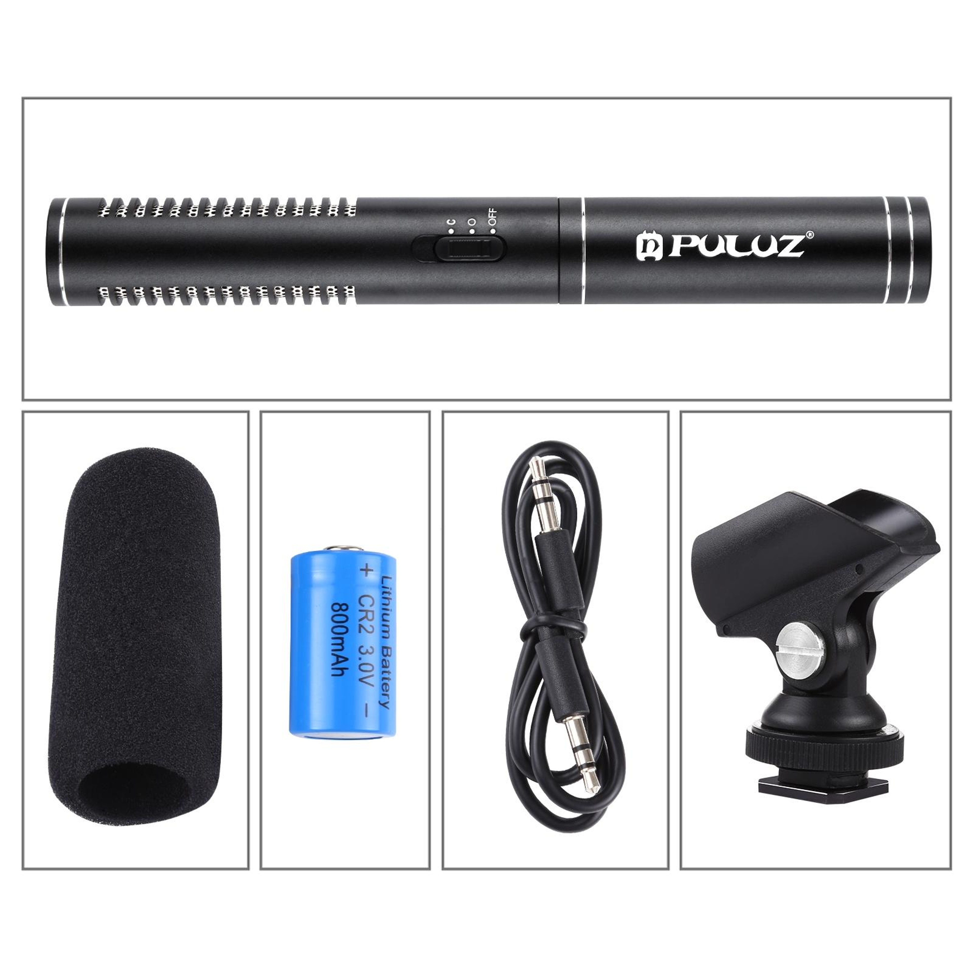 PULUZ Professional Shotgun Microphone For DSLR Cameras  Interviews With Audio Output 5