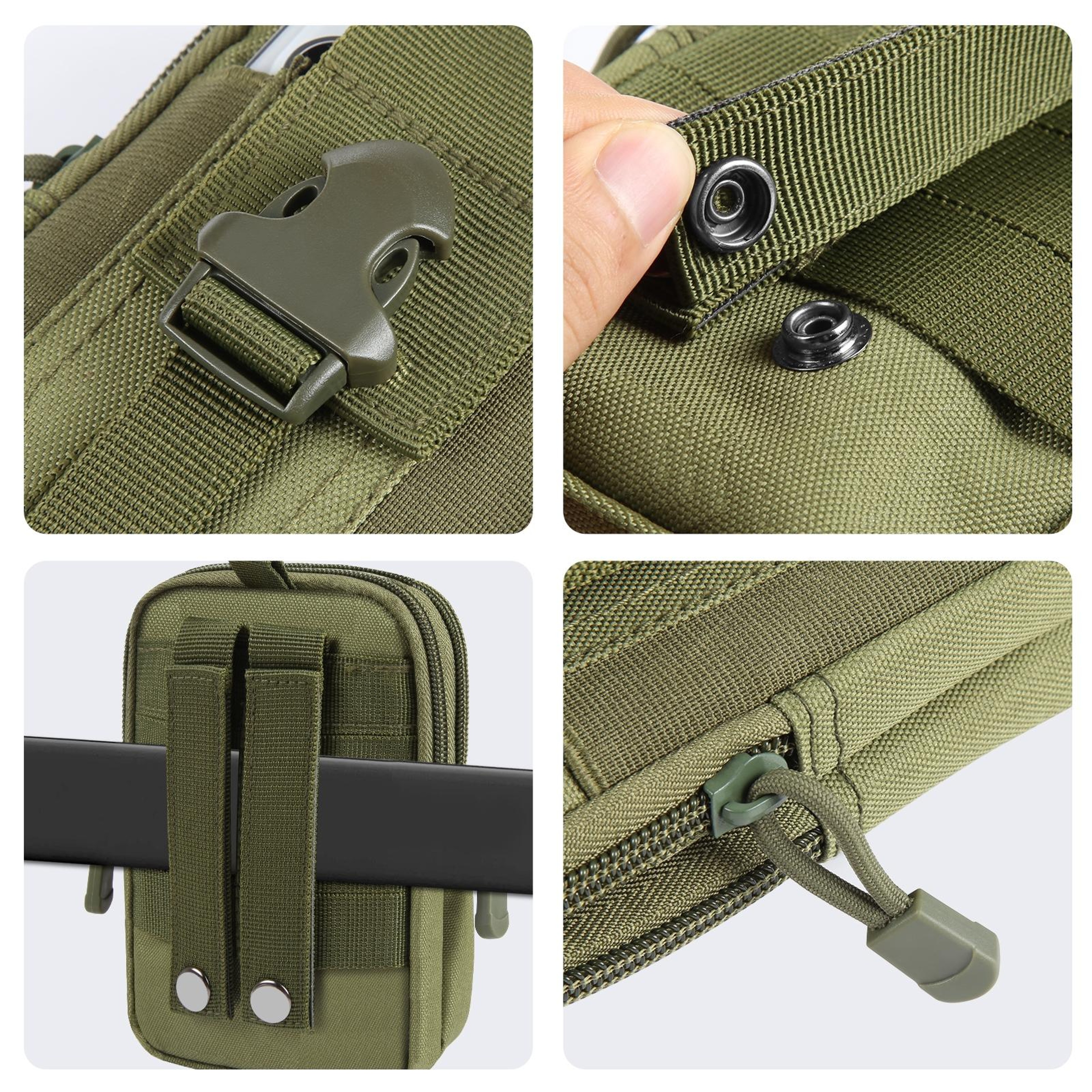 HAWEEL Tactical Hiking Belt Bag MOLLE Phone Waist Pouch Outdoor Utility Storage Bag 3