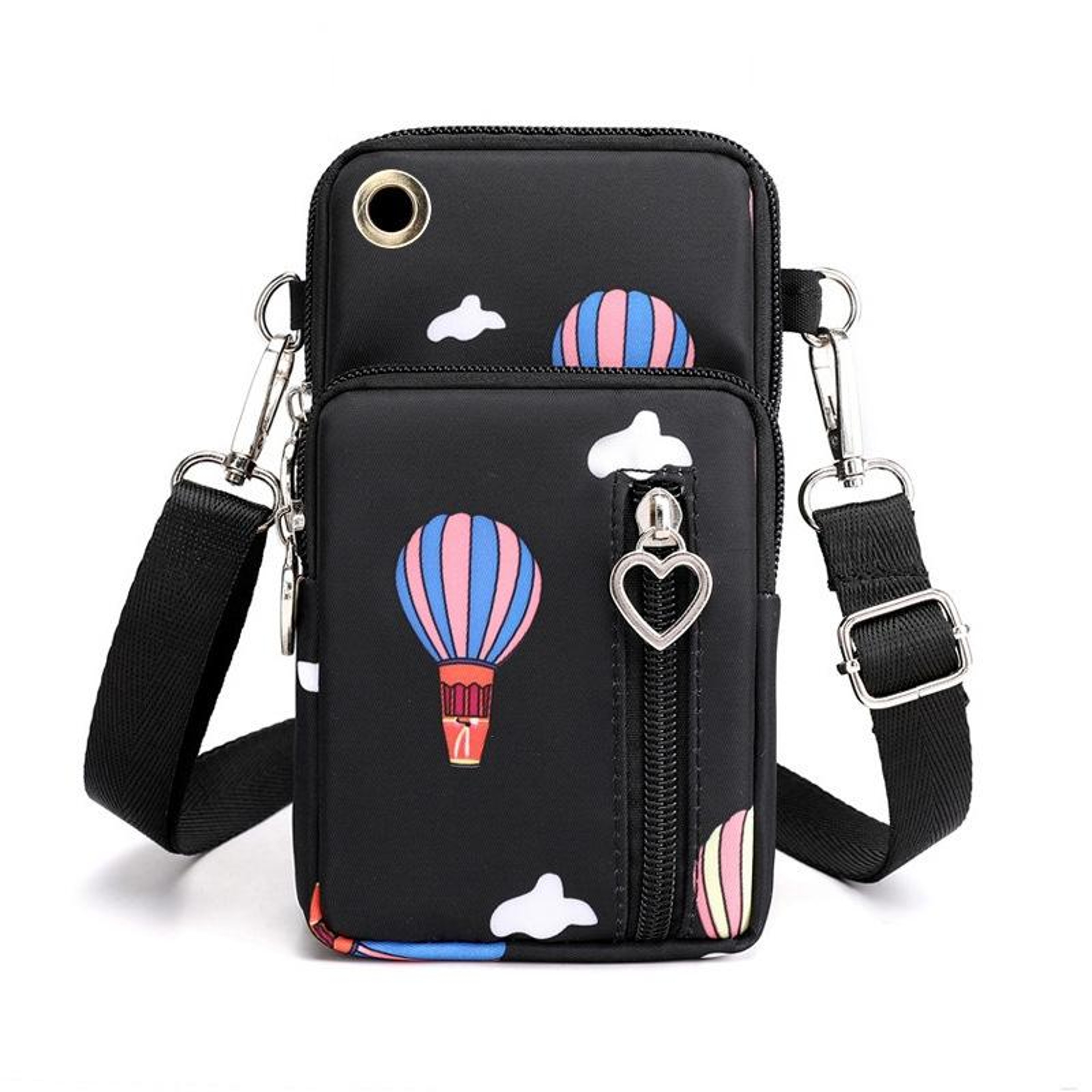 Women Crossbody Phone Wallet Bag With Arm Band RFID Travel Wrist Pouch 12