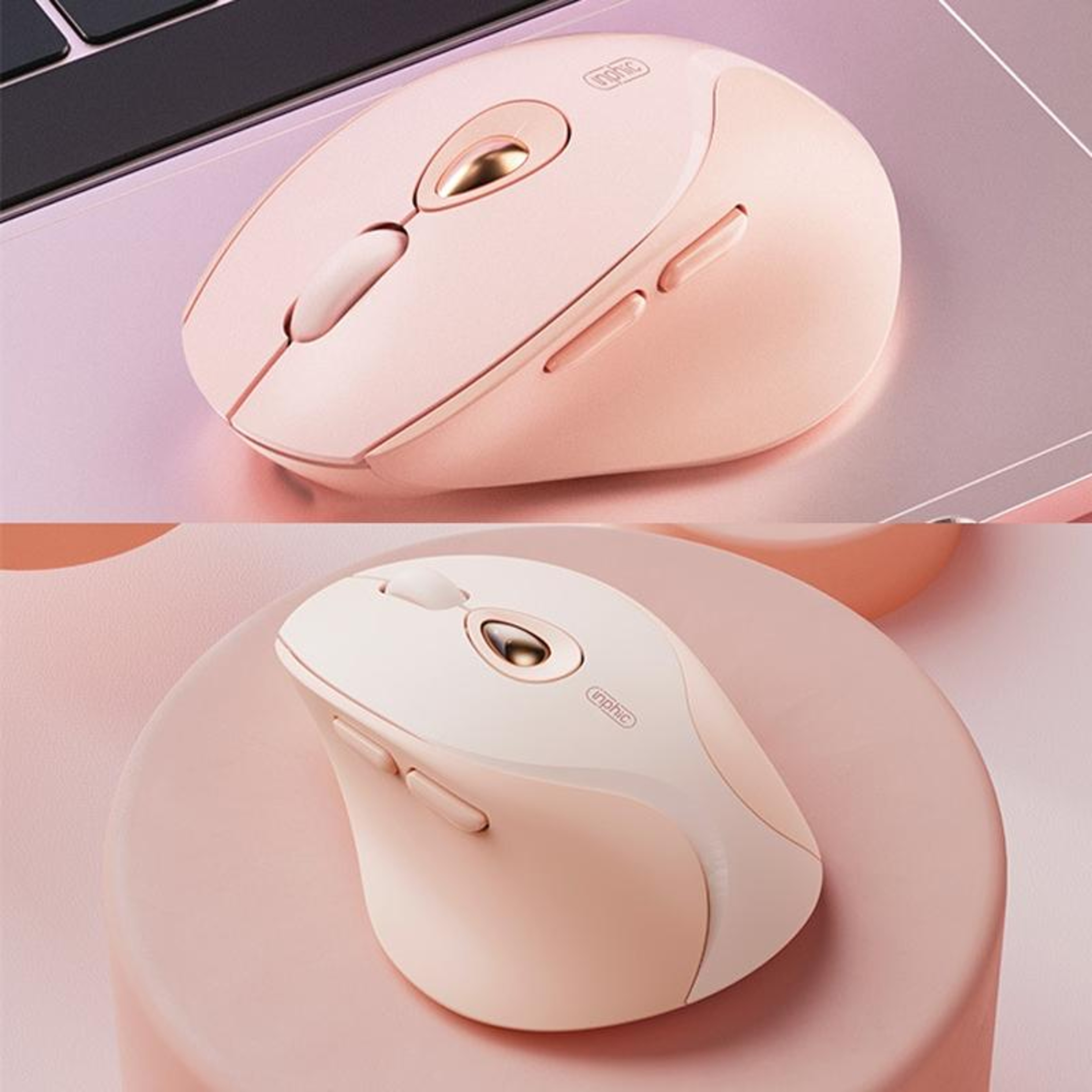 Inphic DR801 Tri Mode Bluetooth Wireless Rechargeable Silent Mouse 2.4G – view 2