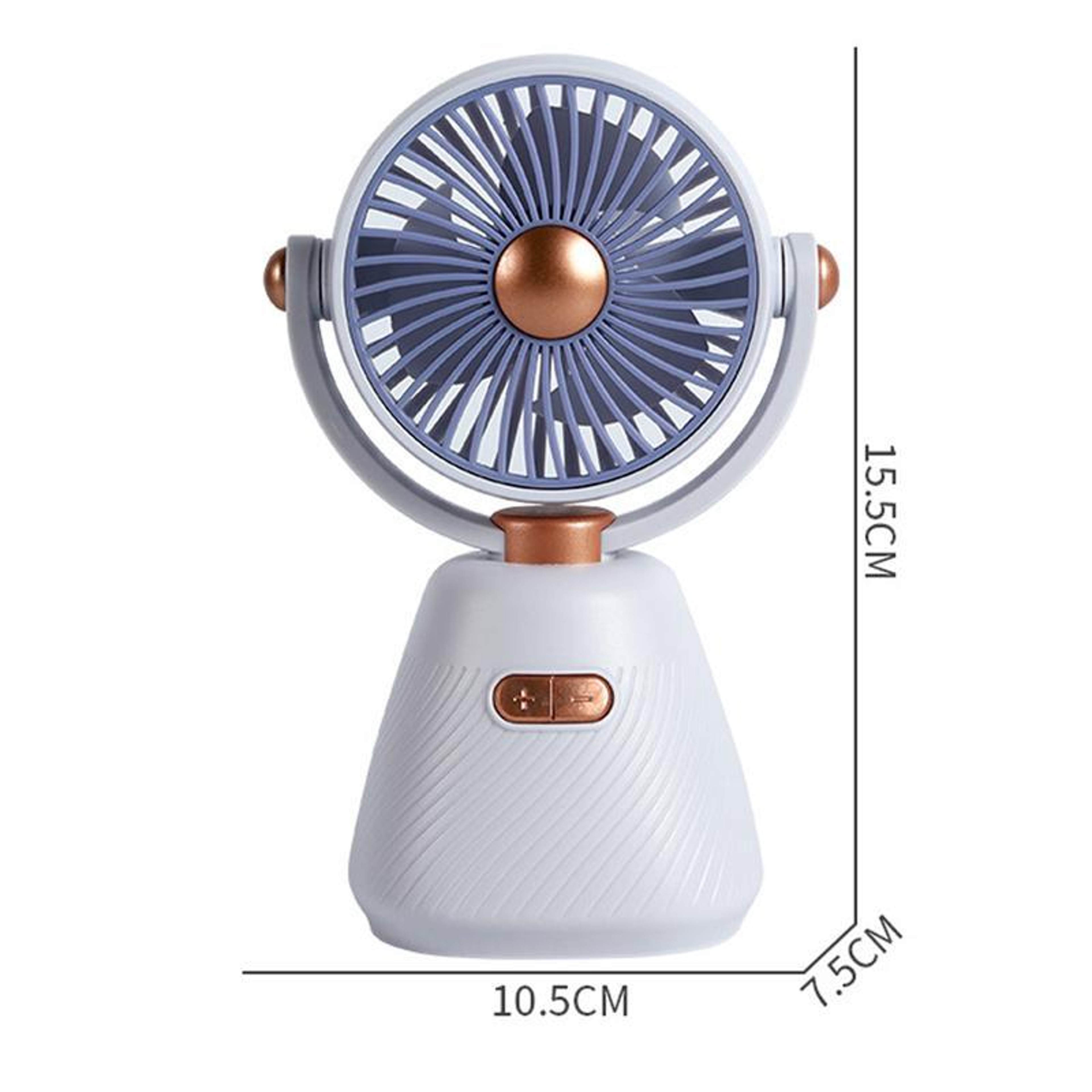 USB Rechargeable Mini Desktop Fan 100Speed Portable Desk Cooling Fan For Bedroom Study TypeC 2