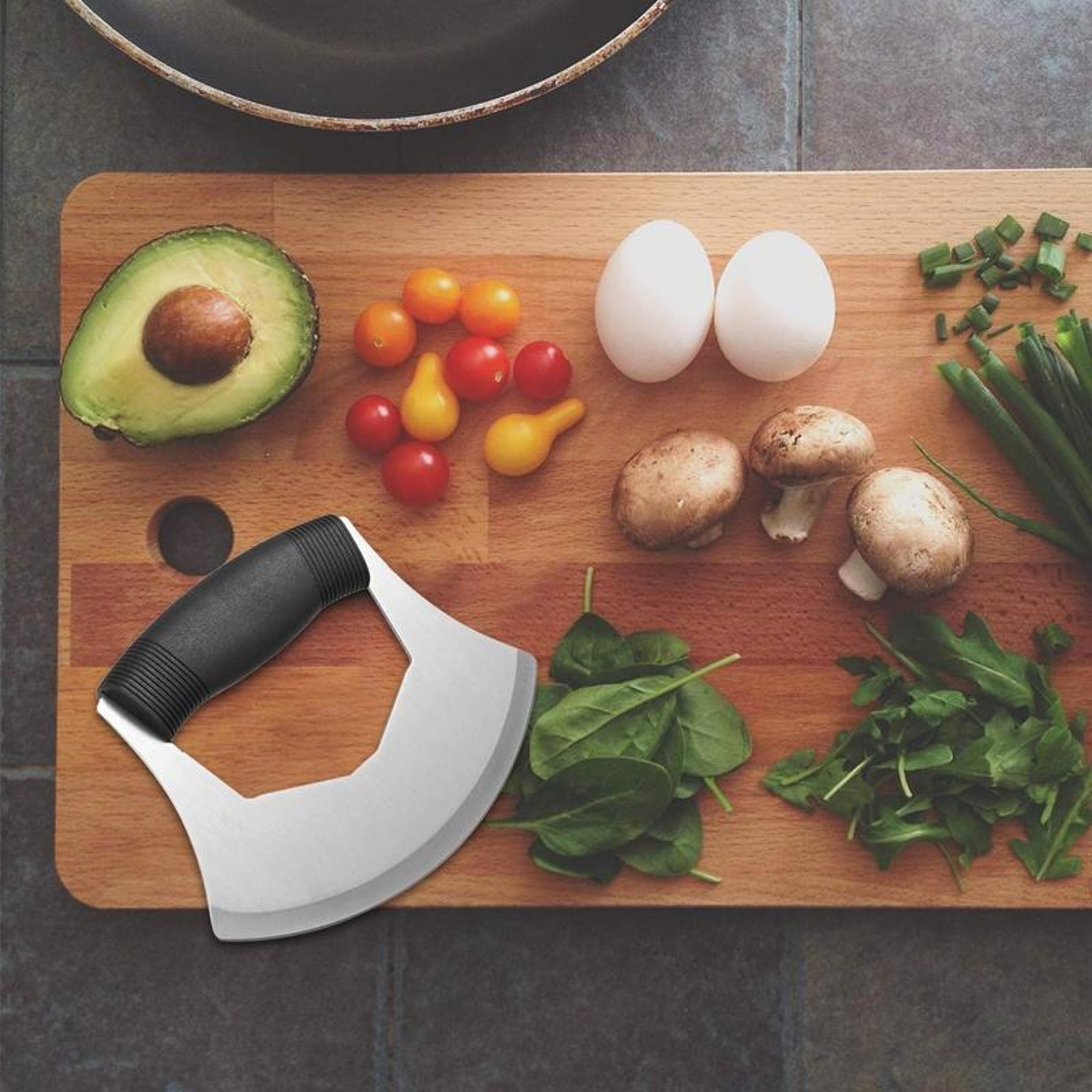 Stainless Steel Herb Cutter & Cheese Slicer Tool Multi Purpose Kitchen Chopper – view 5