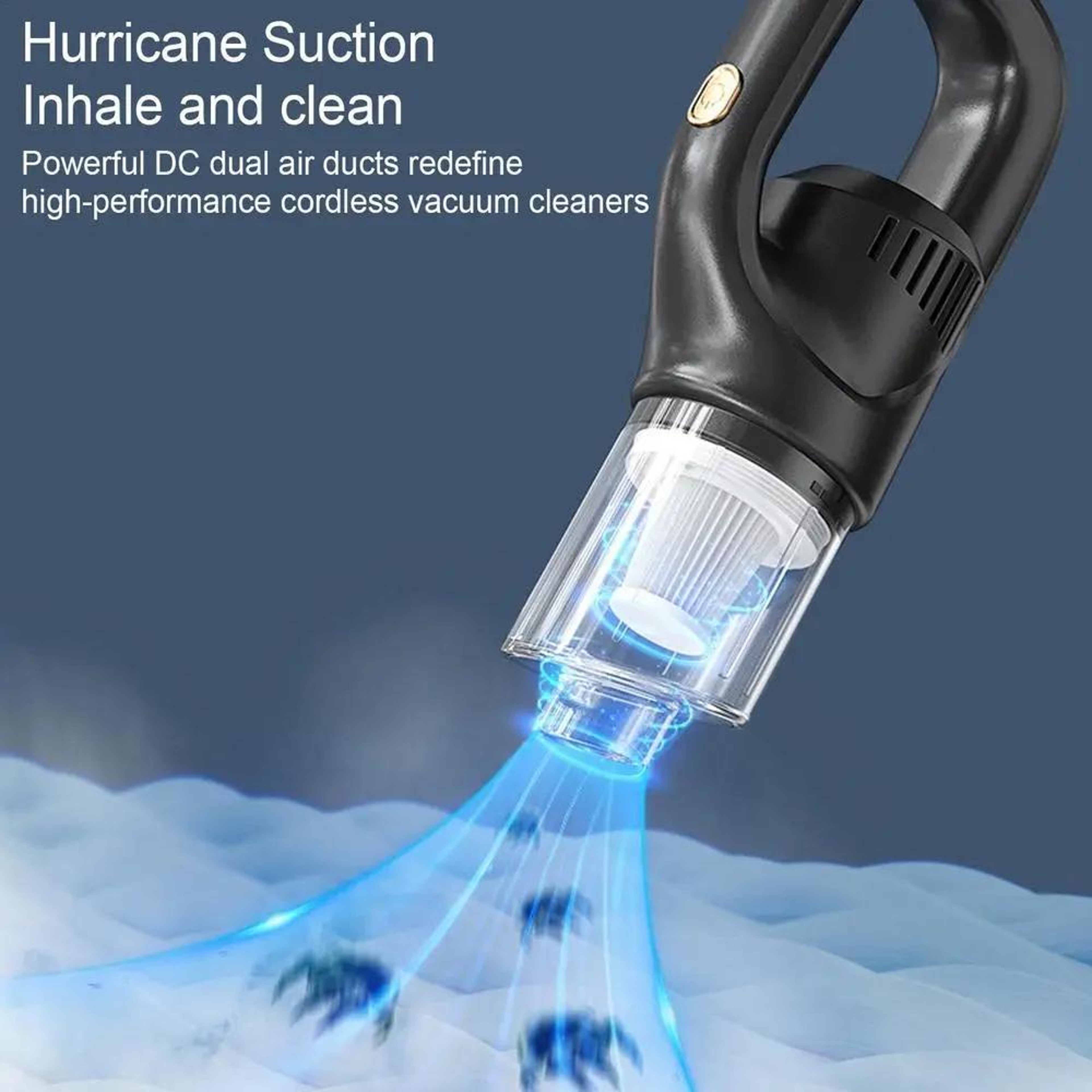 Cordless Portable Car Vacuum Cleaner High Suction Wireless Charging Handheld Auto Cleaner – view 4
