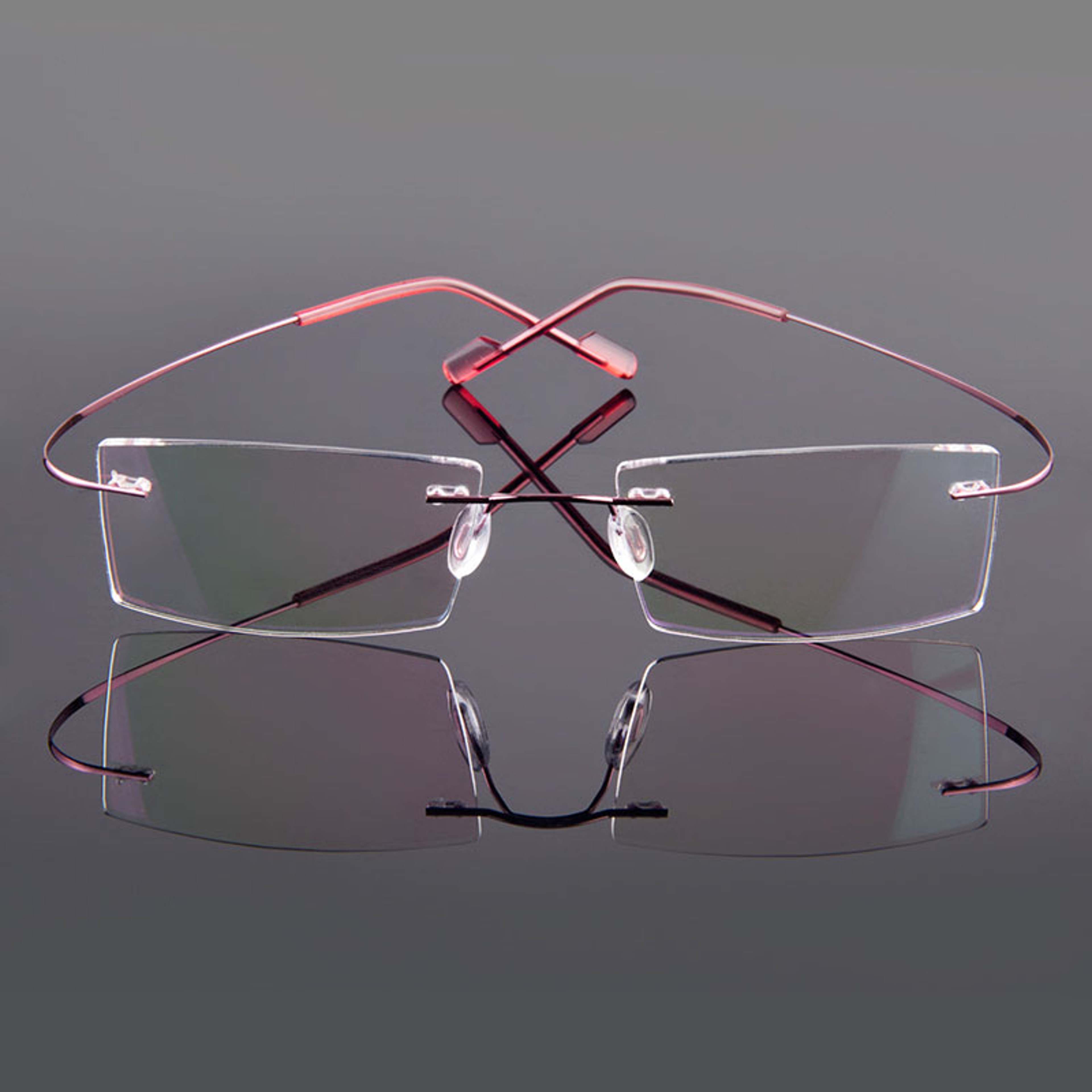 Ultralight Gmei Optical Fashion Rimless Glasses Frame Memory Alloy Eyeglasses Prescription Flexible Frames – view 4