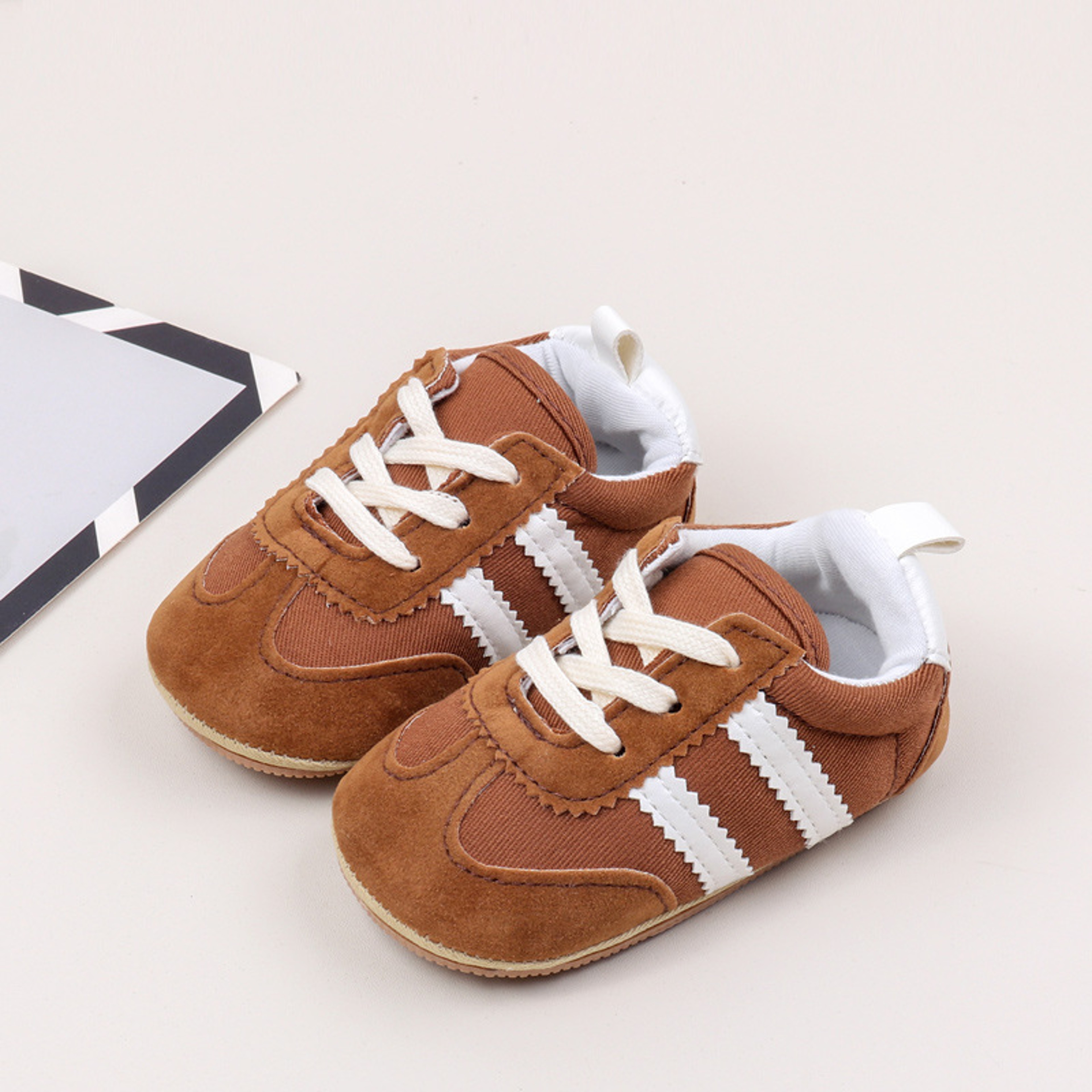 Baby Moccasins, Toddler First Walker Soft Sole Fashion Shoes for Newborn Boys & Girls Sneakers – view 3