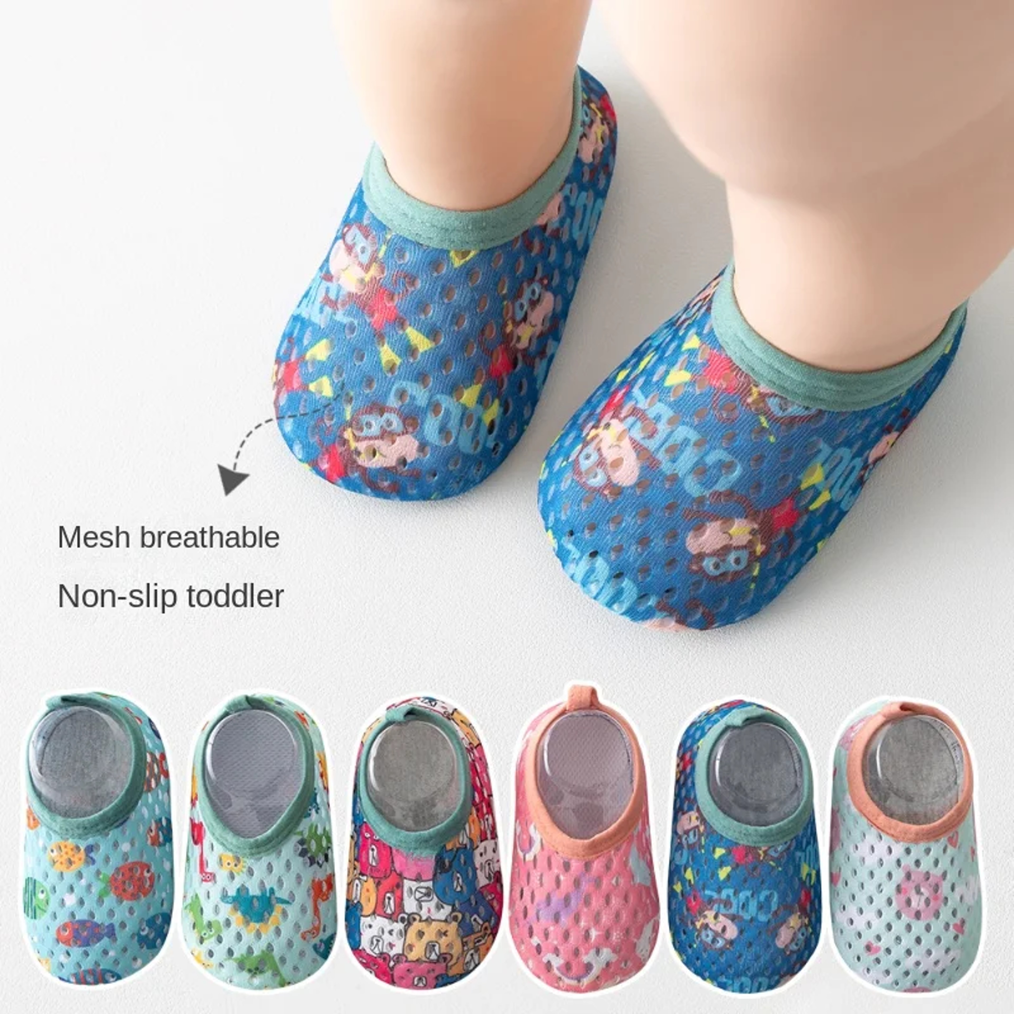Childrens Baby Kids Water Sport Sneakers Beach Socks Aqua Barefoot Shoes for Swimming, Surfing, Diving, Fishing – view 3
