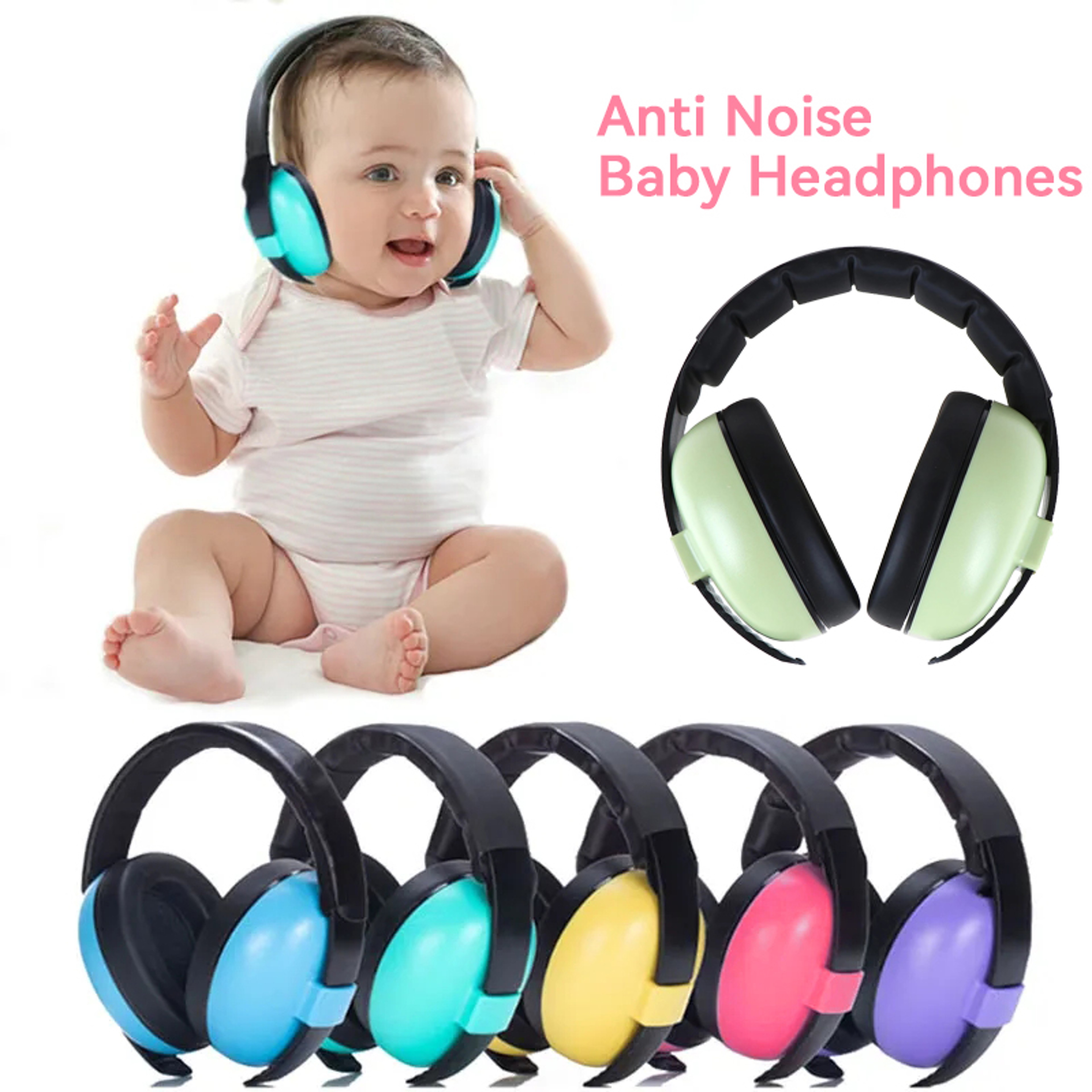 Infant  Toddler Noise Cancelling Earmuffs Kids Ear Plugs Sleeping Soundisolating Headphones Travel  0