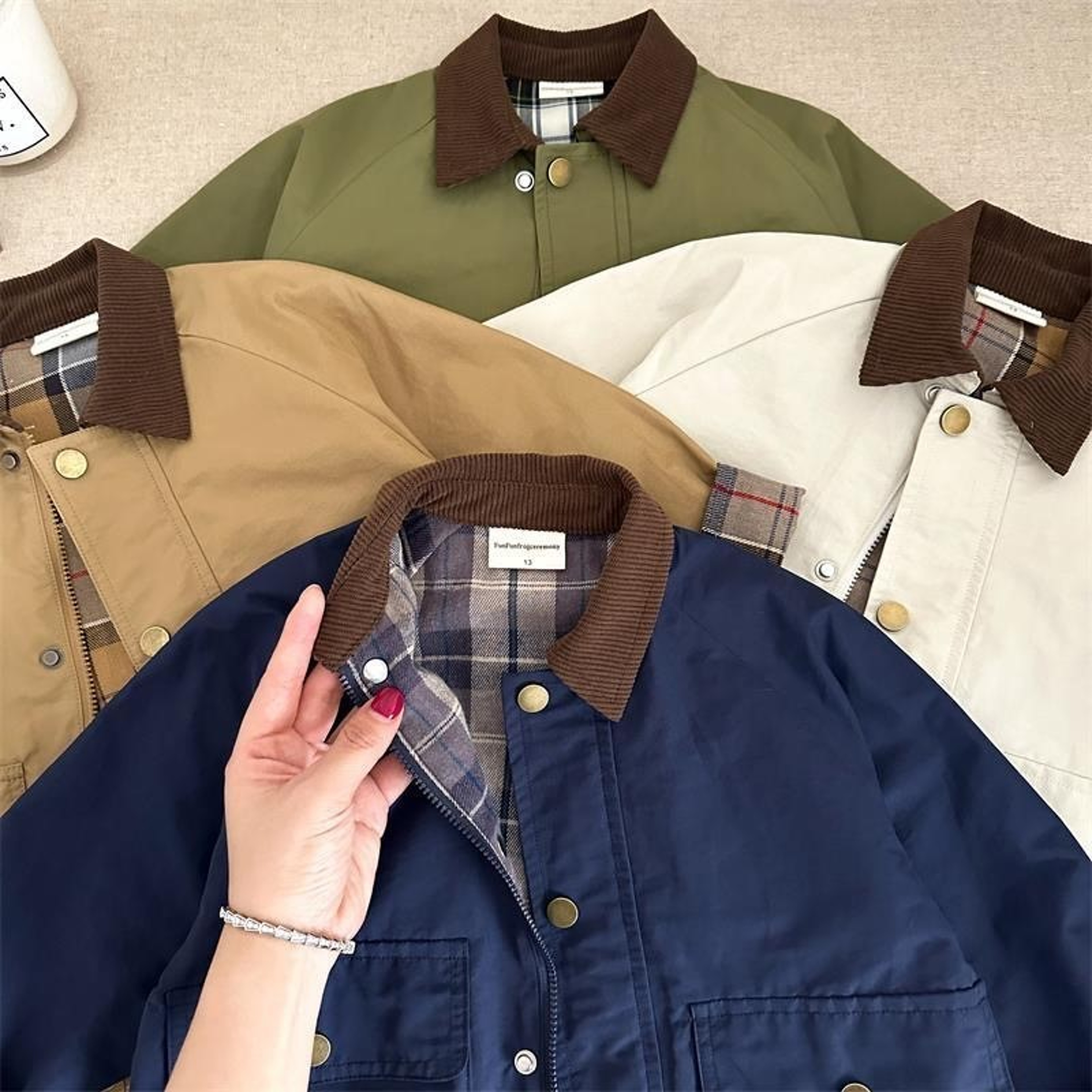 Infant Toddler Child Trench Jacket, Fashion Baby Girl Boy Cargo Patchwork Coat, Spring Autumn Dust Coat Baby Clothes – view 5