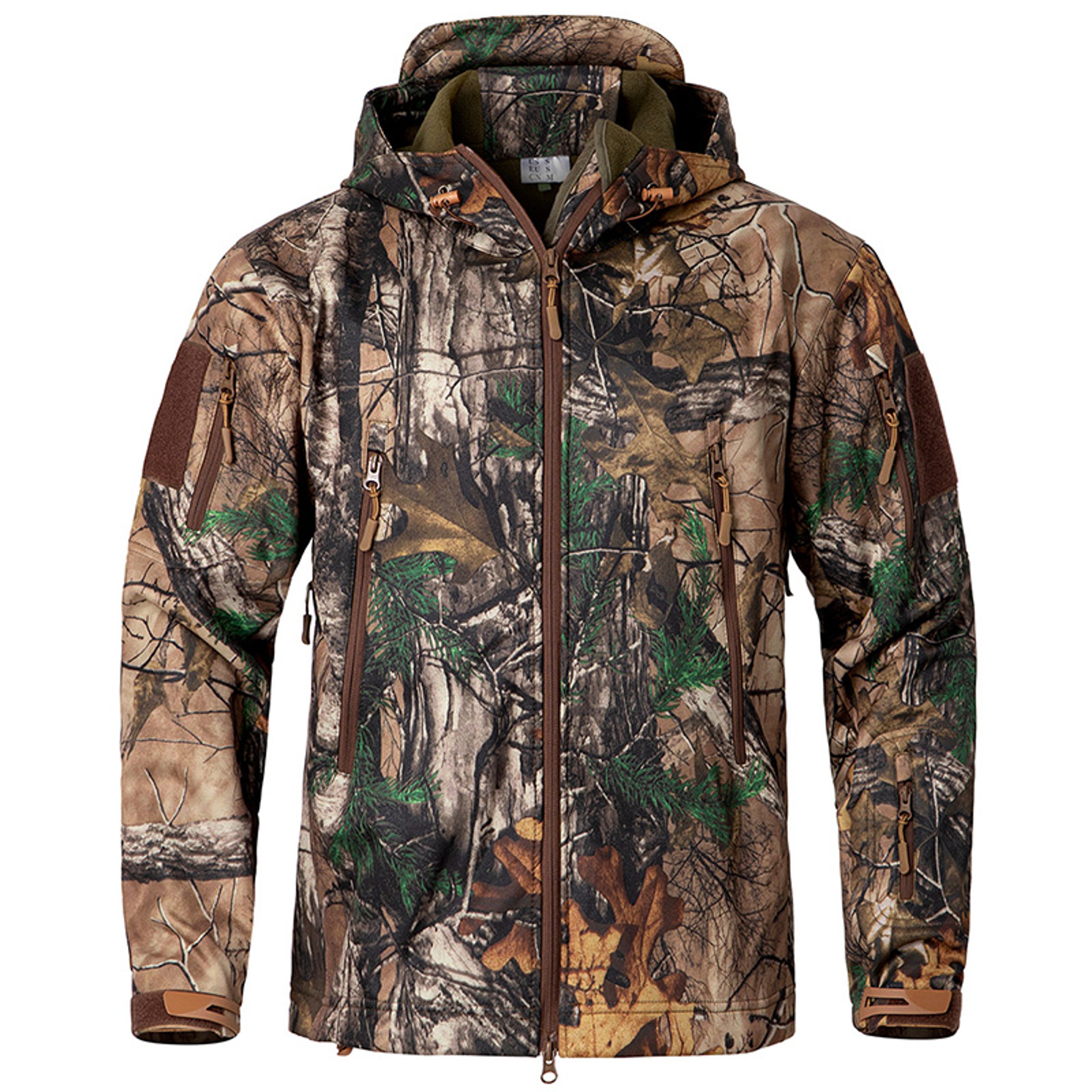 Waterproof Warm Fleece Hunting Jackets Mens Silent Soft Shell Camouflage Tactical Jacket Outdoor Hi 8