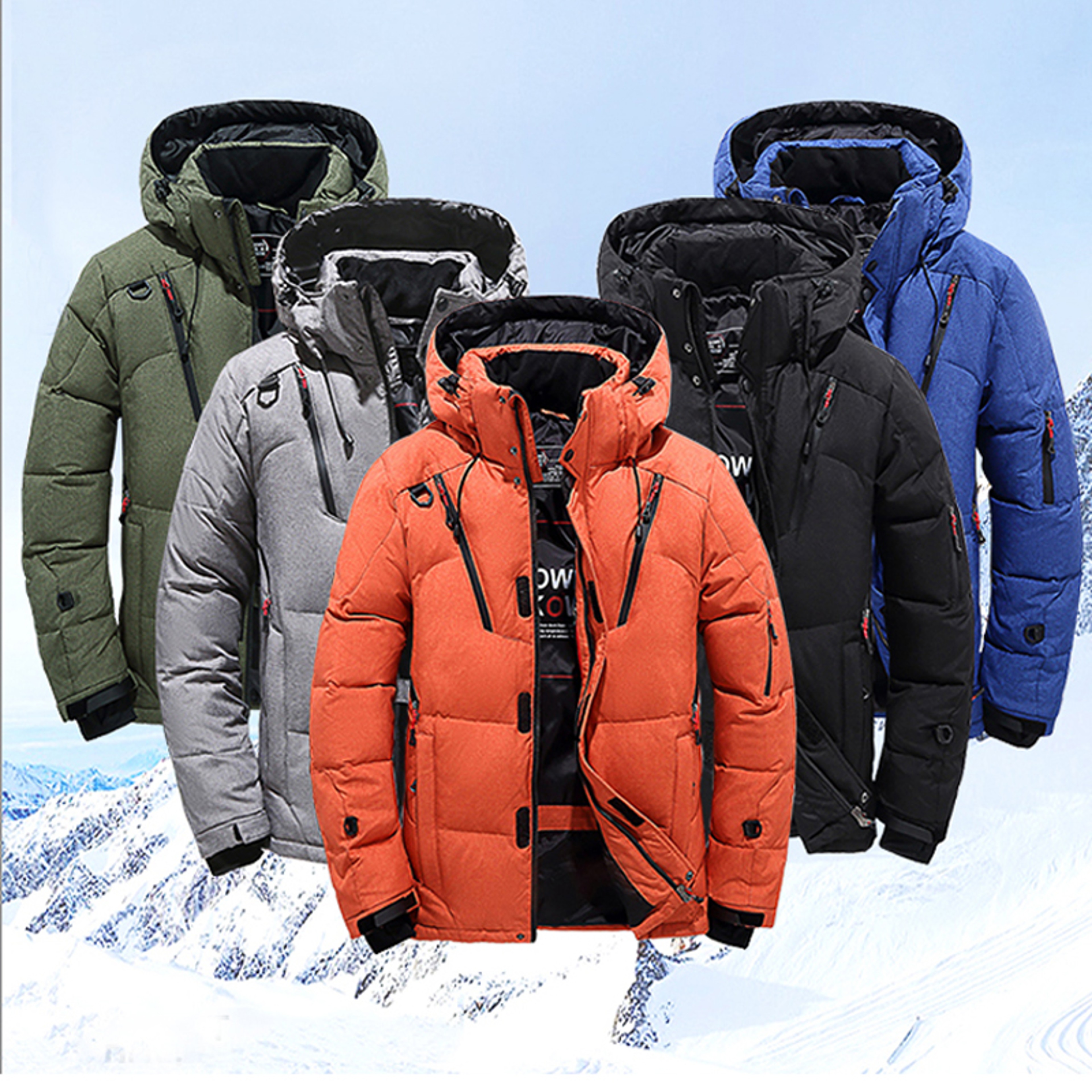 Thermal Skiing Down SUIT New Winter Ski Suit Men Warm Snowboard Bibs Pants Male Snowmobile Clothing 6