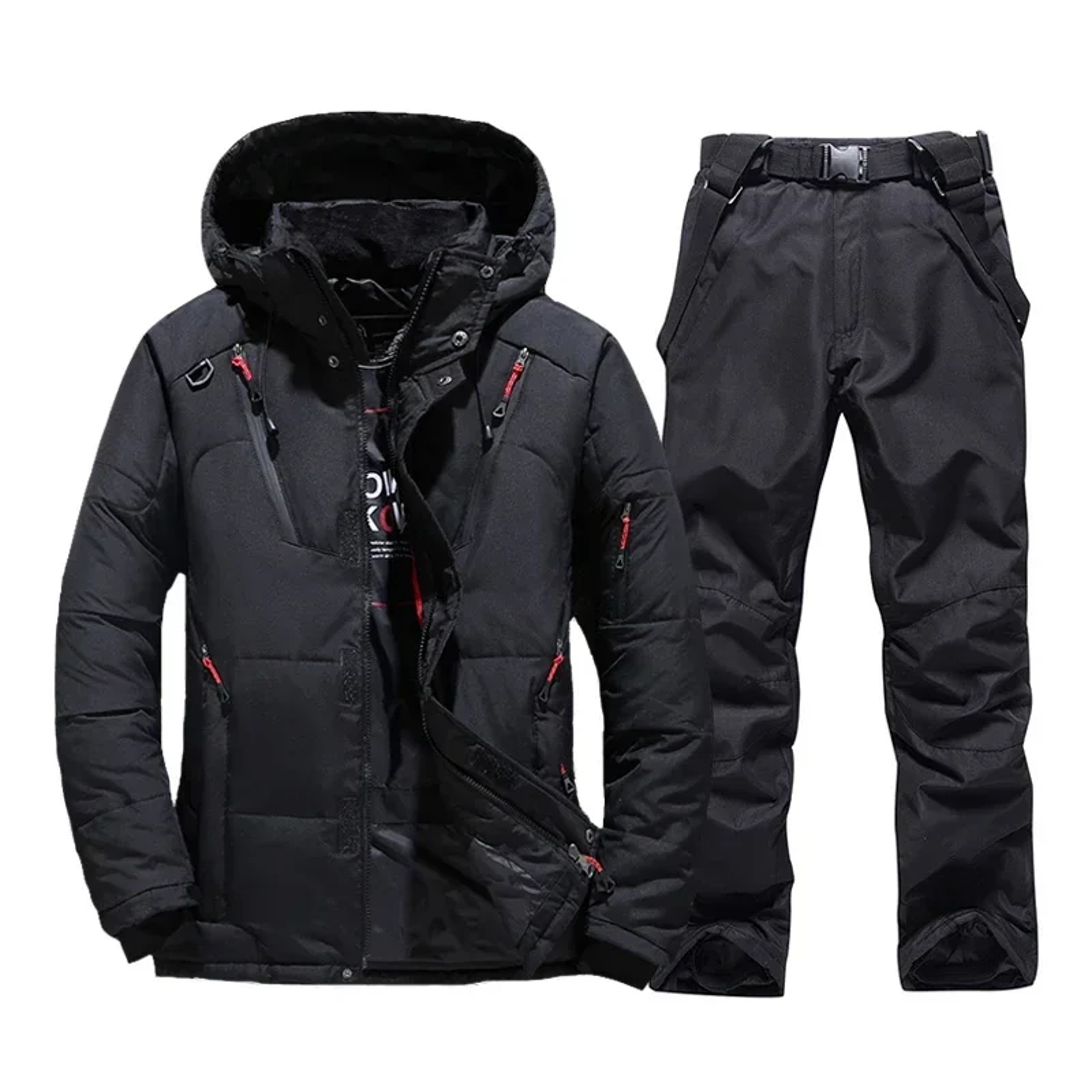 Thermal Skiing Down SUIT New Winter Ski Suit Men Warm Snowboard Bibs Pants Male Snowmobile Clothing 0