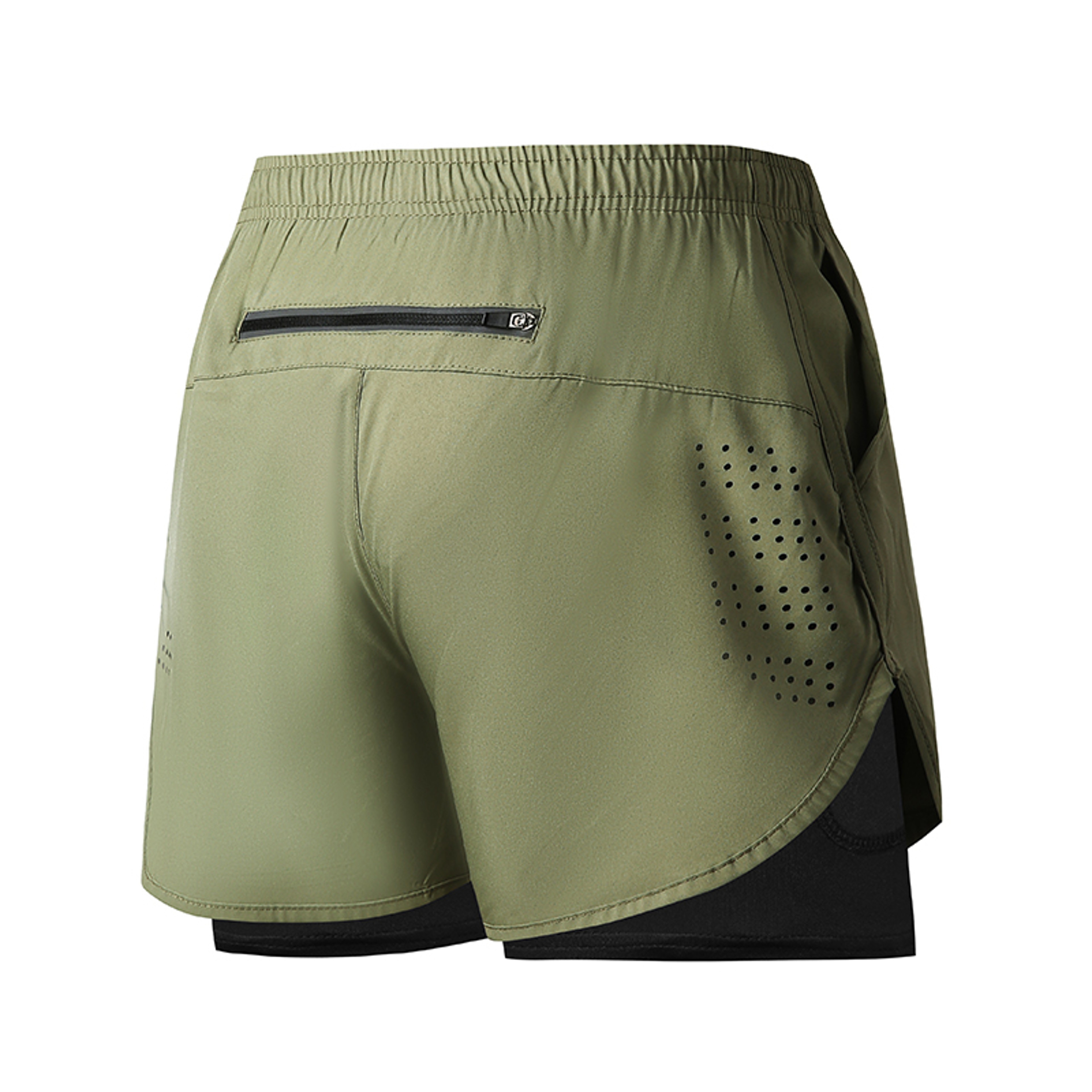 Men Running Shorts QuickDrying Fitness Shorts Double Layer Workout Pants For Training  Bodybuilding 9