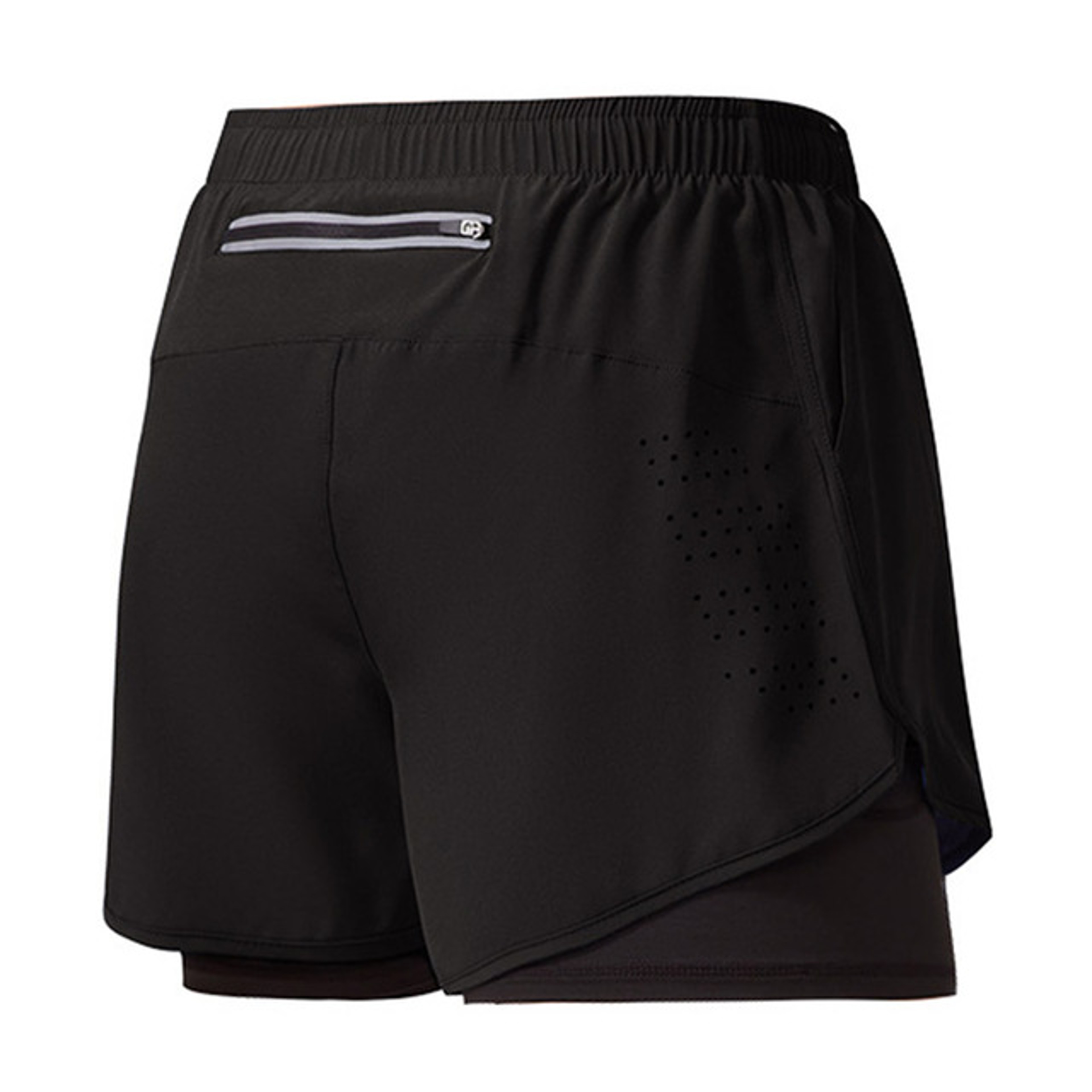 Men Running Shorts QuickDrying Fitness Shorts Double Layer Workout Pants For Training  Bodybuilding 15
