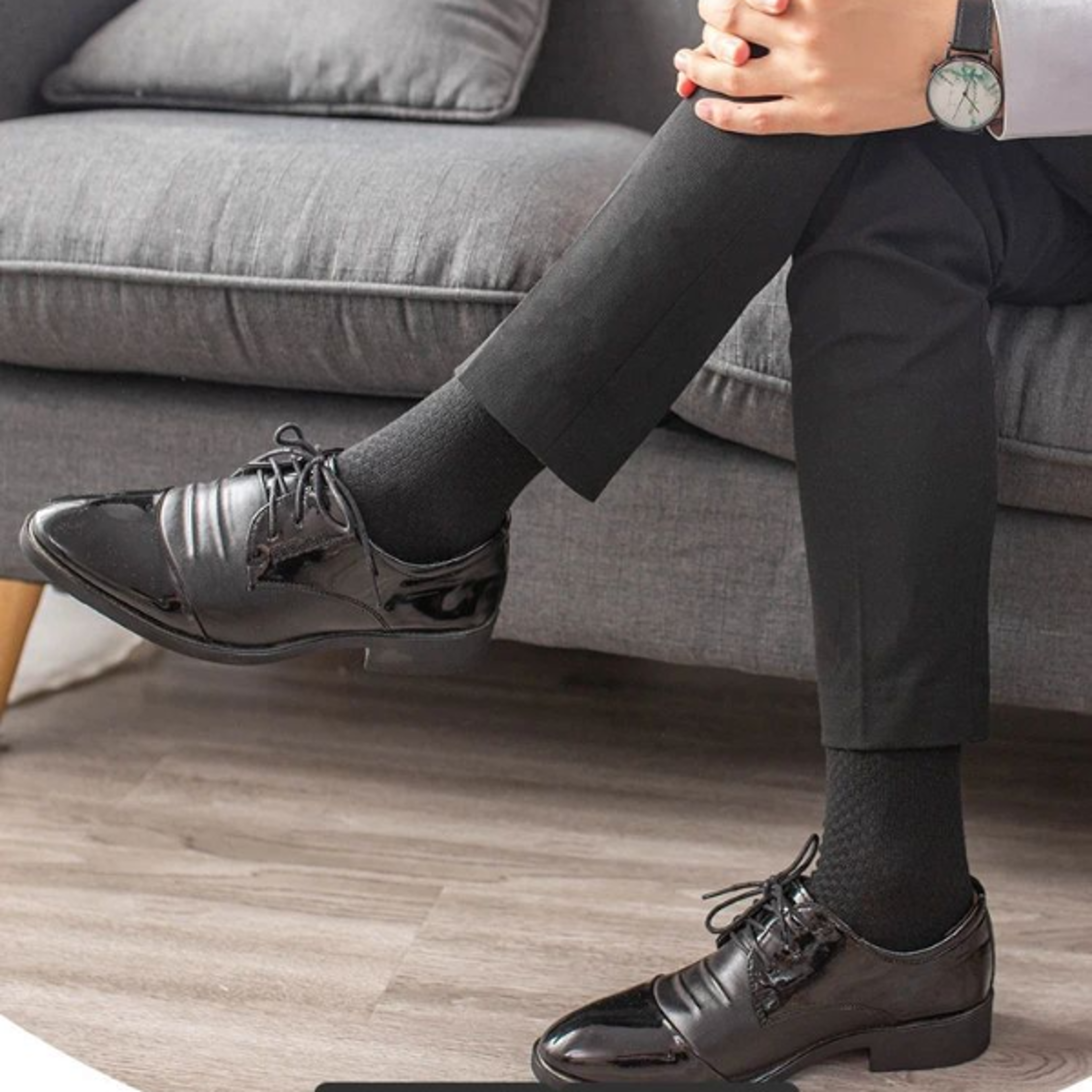 Men Antibacterial Bamboo Fiber Socks 1