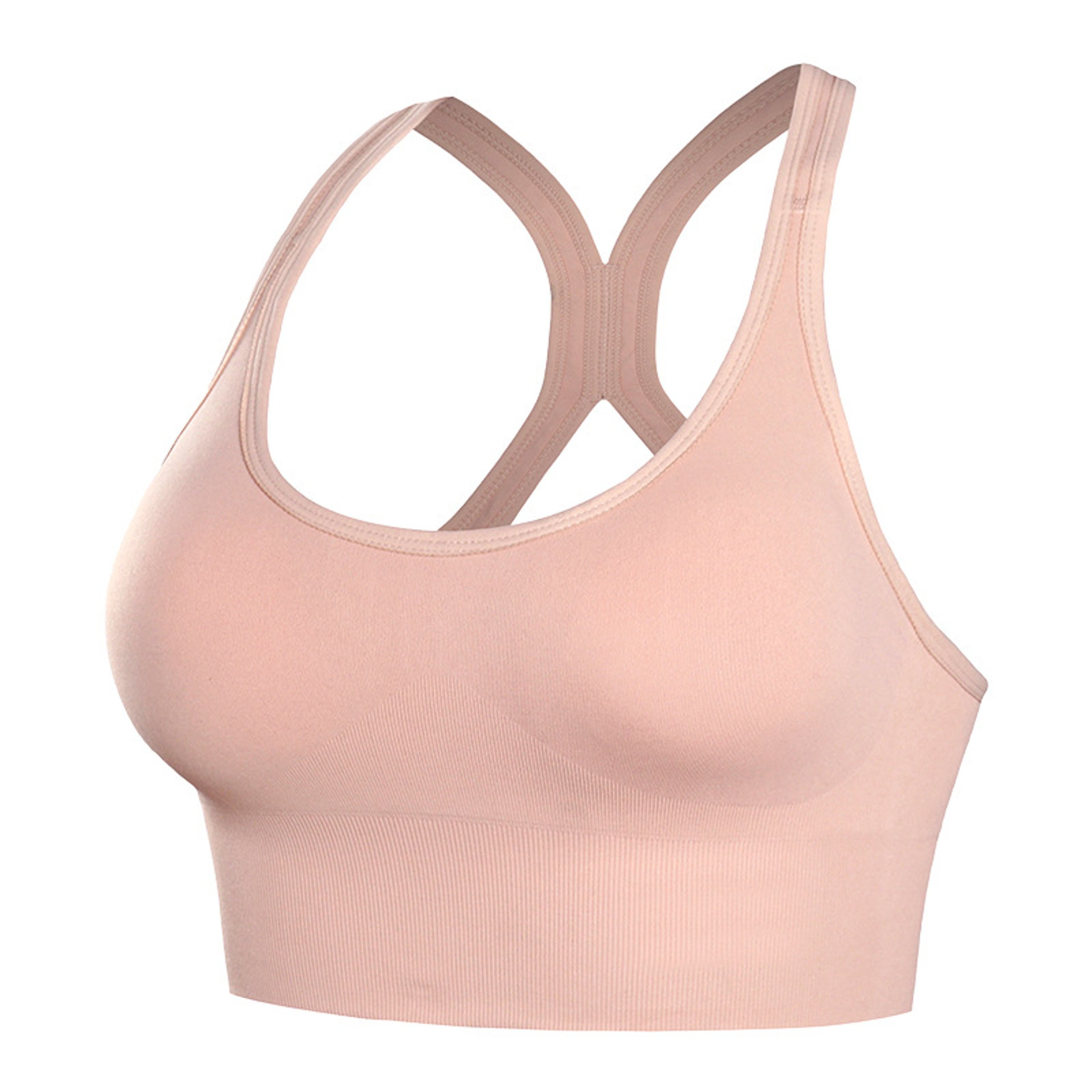 Breathable Wirefree Sports Bra For Women Padded Yoga Workout Fitness Top 5