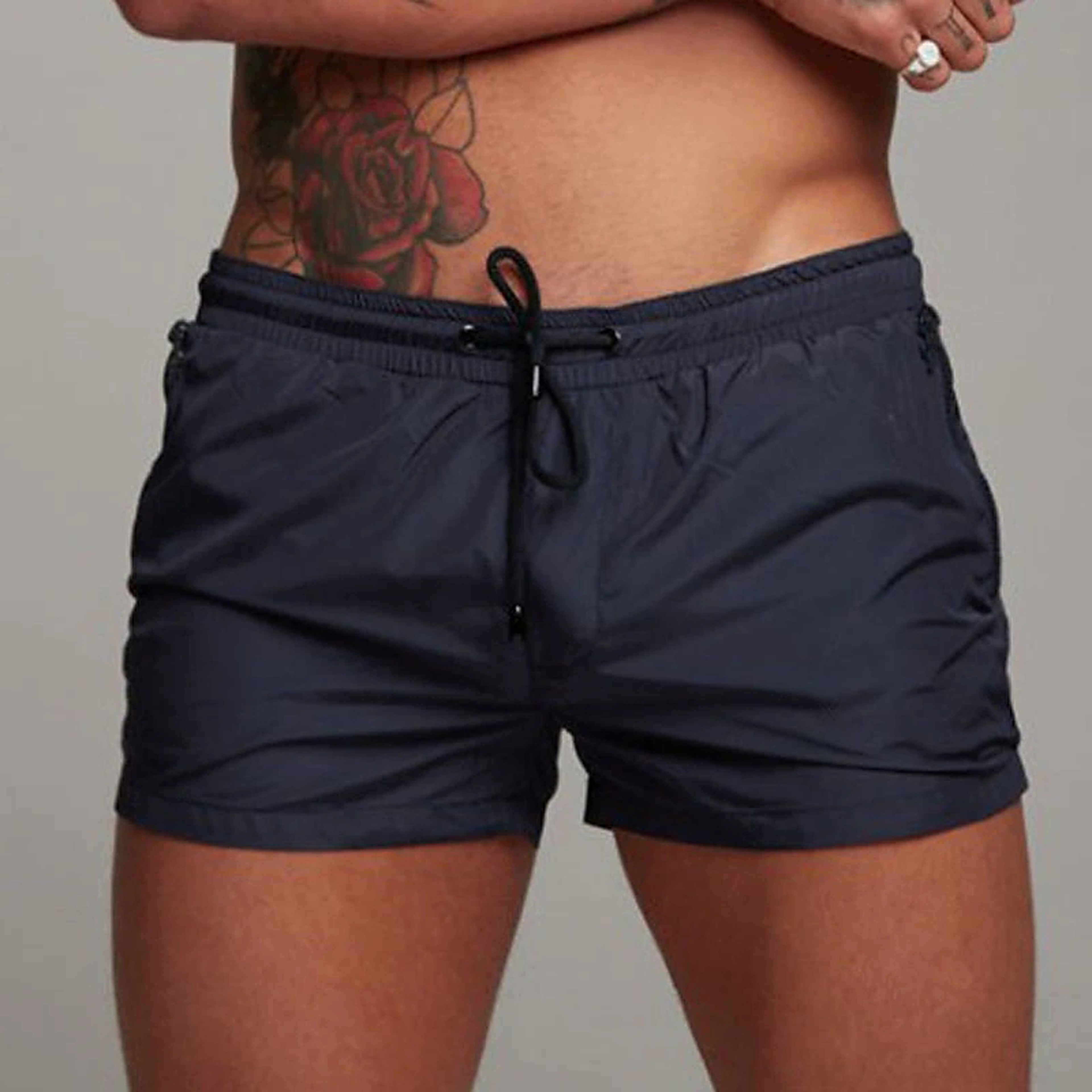 Men's Quick Dry Swim Trunks with Zipper Pockets and Mesh Liner – view 10