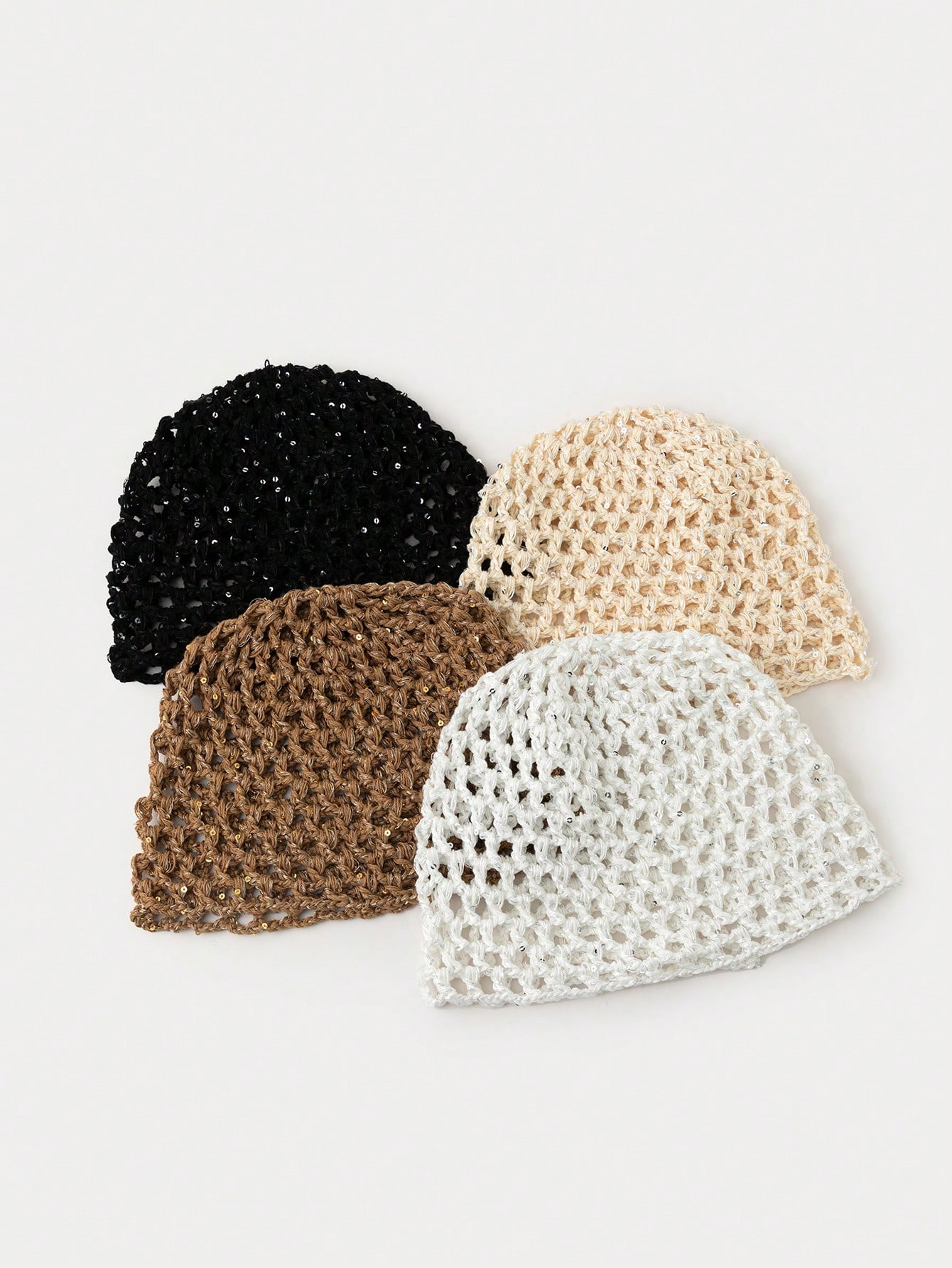 Luminous Sequin Crochet Summer Hat for Women – view 5