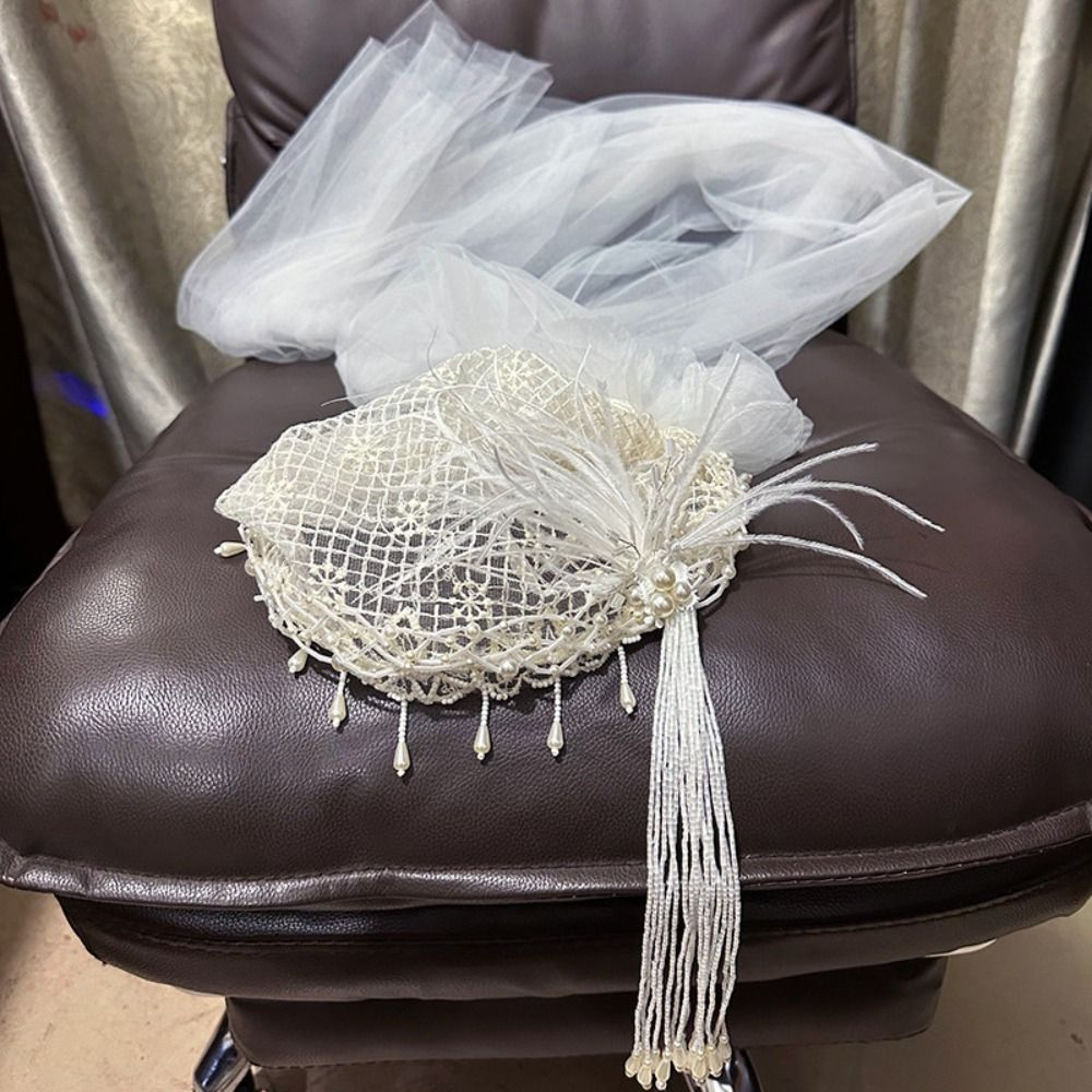 French Style Bridal Headband 4