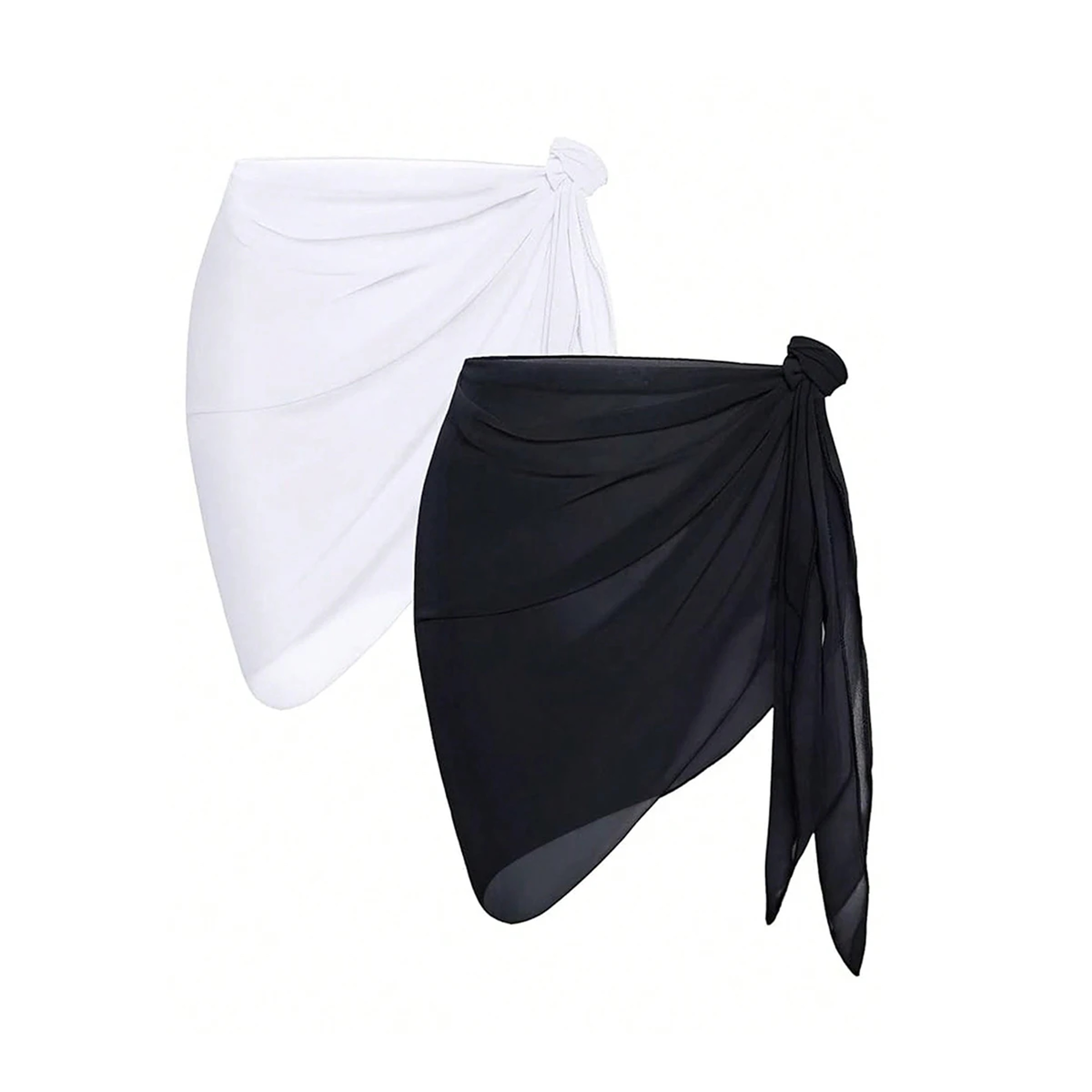 Lightweight Chiffon beach skirt and Bikini Cover Up – view 11