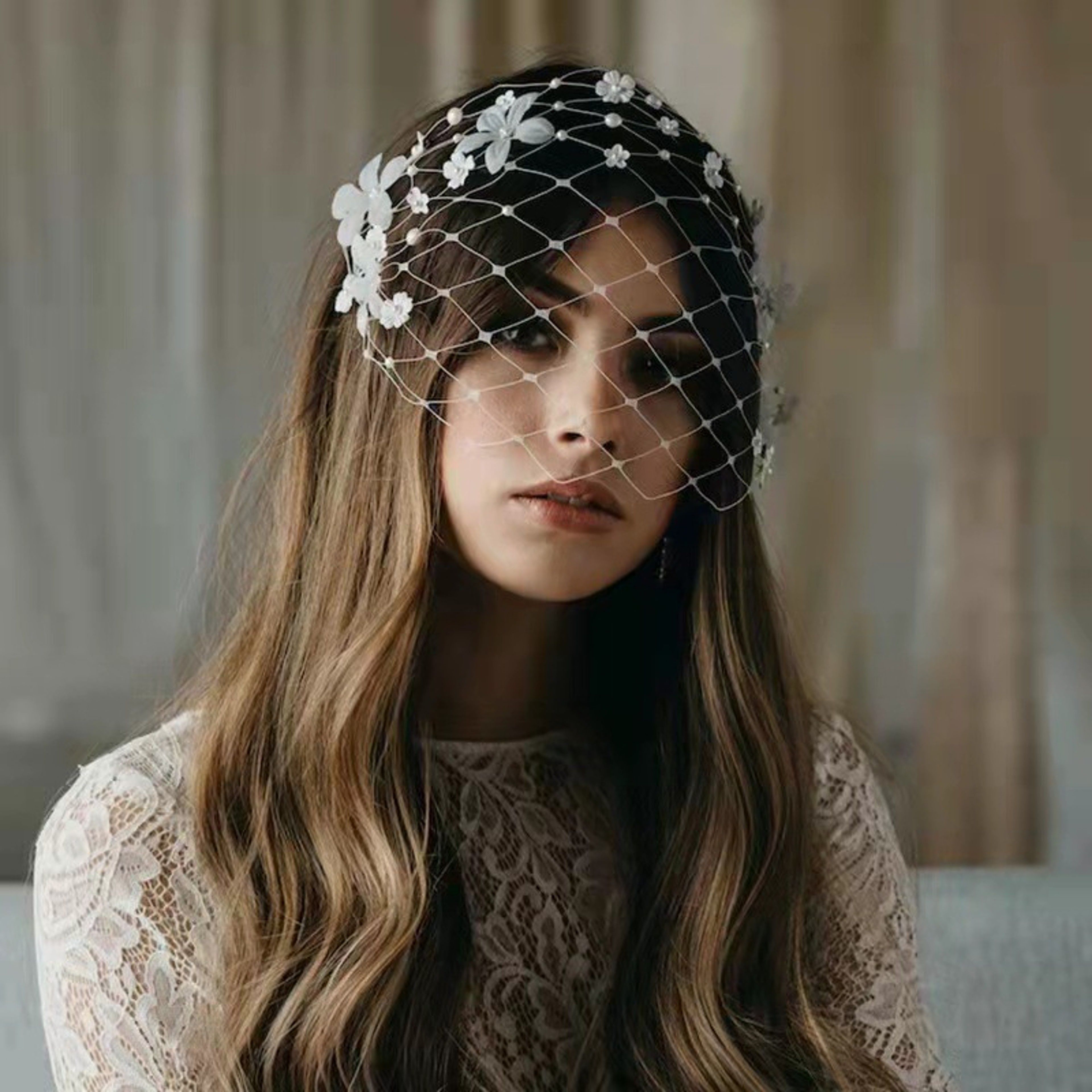 Handcrafted Bridal Hair Clip – view 2