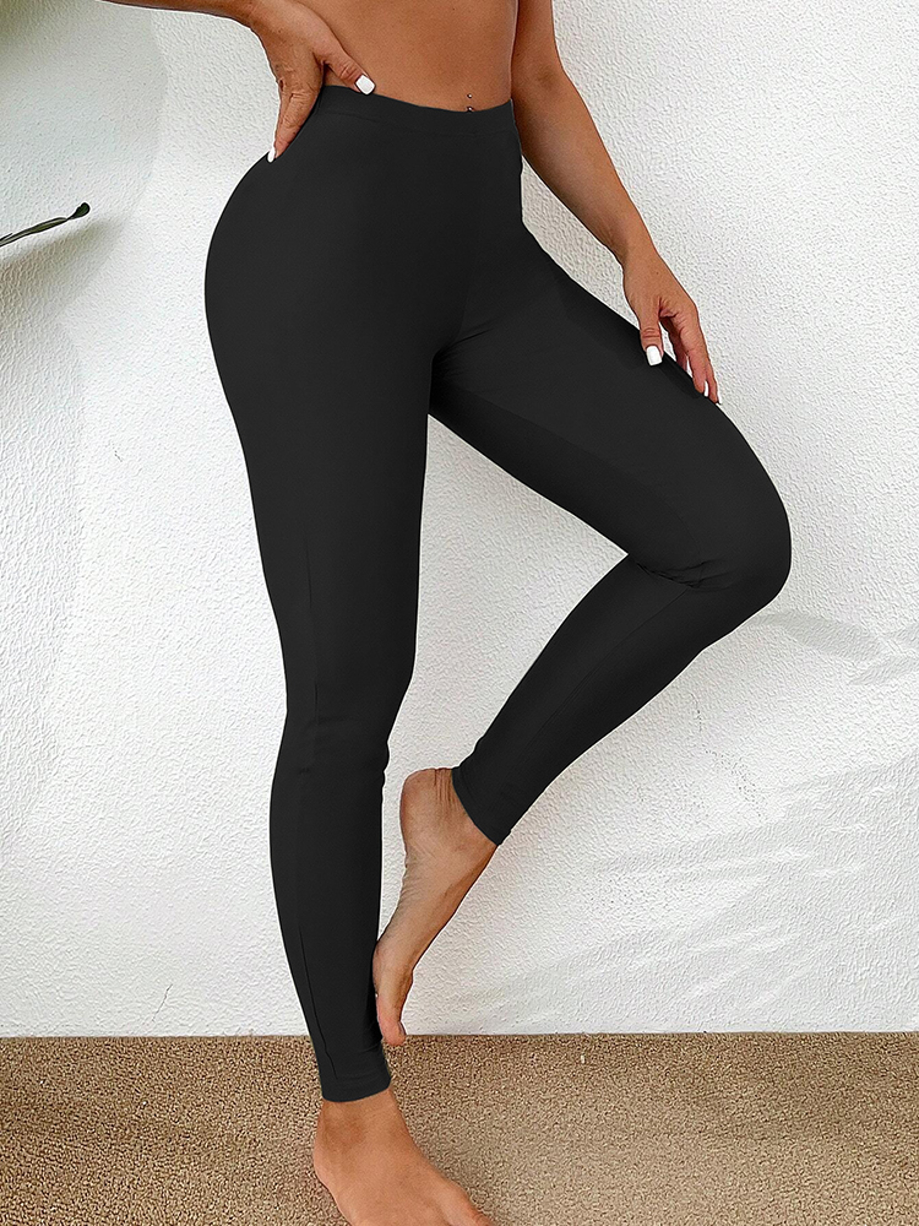 High Waisted Swim Leggings For Women 0