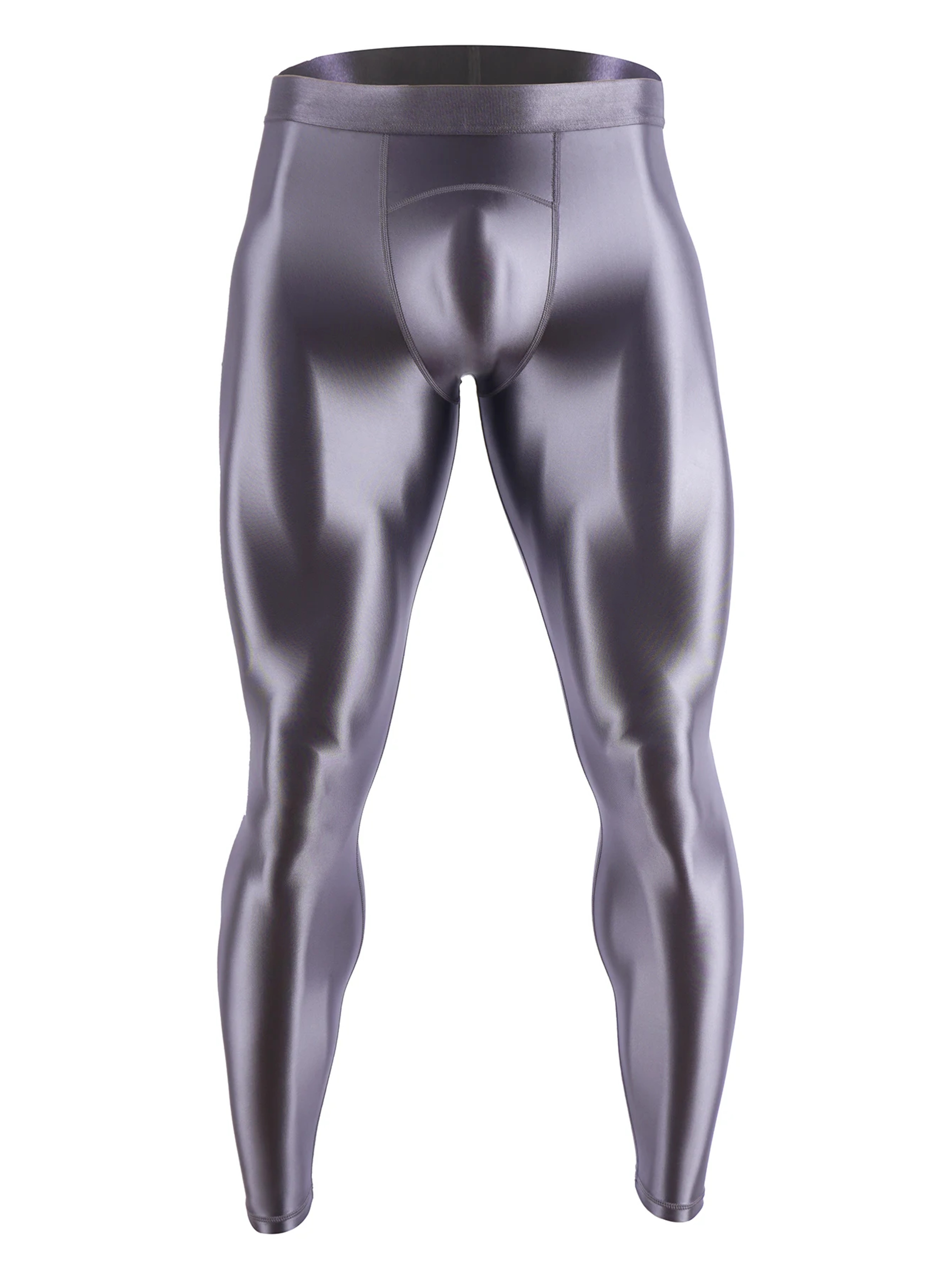 Glossy Mens Compression Swim Trunks and Fitness Leggings – view 8