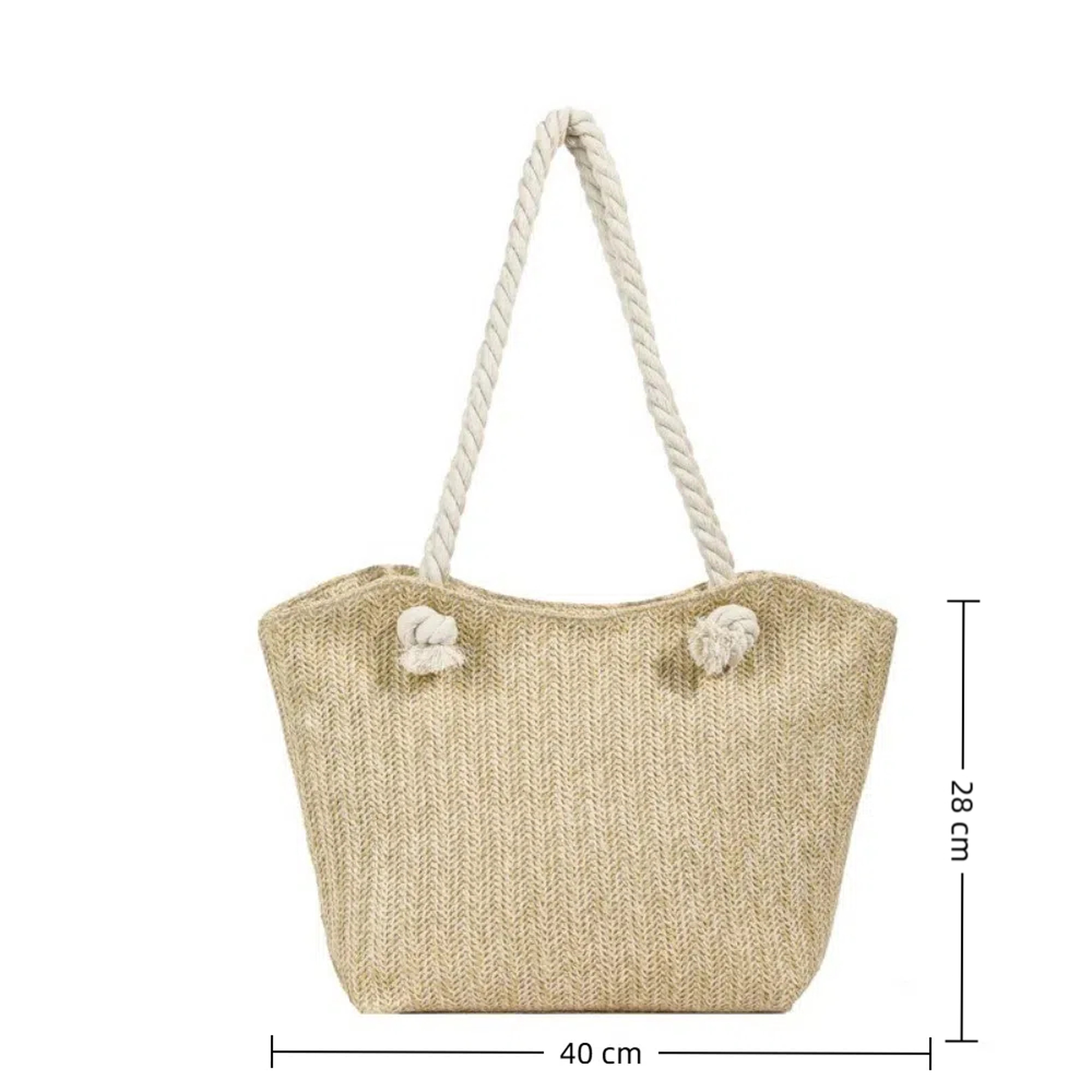 Handmade Raffia Boho Beach Tote Bag for Women – view 6