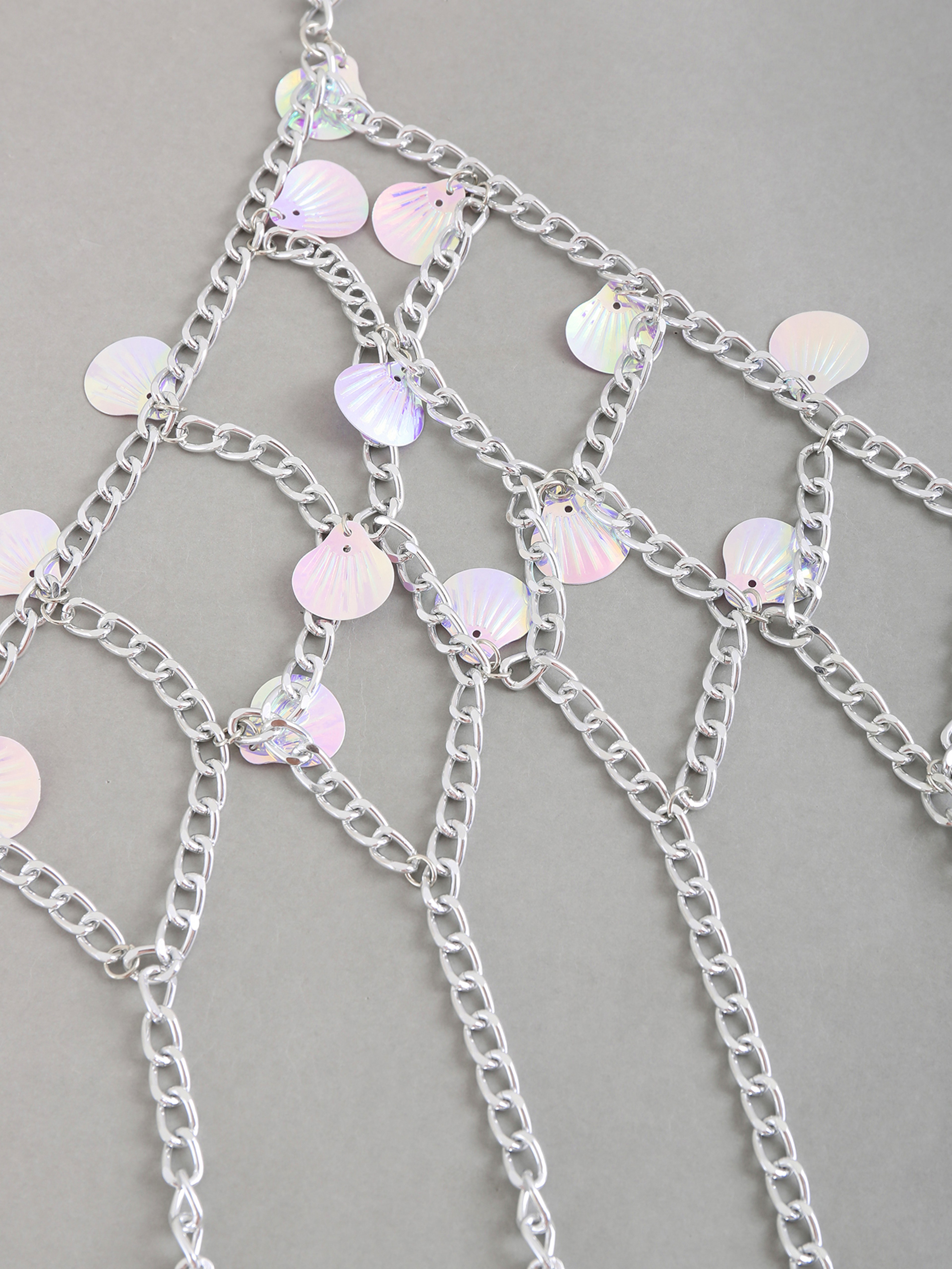 Handmade Shell Bra Chain Body Jewelry – view 5