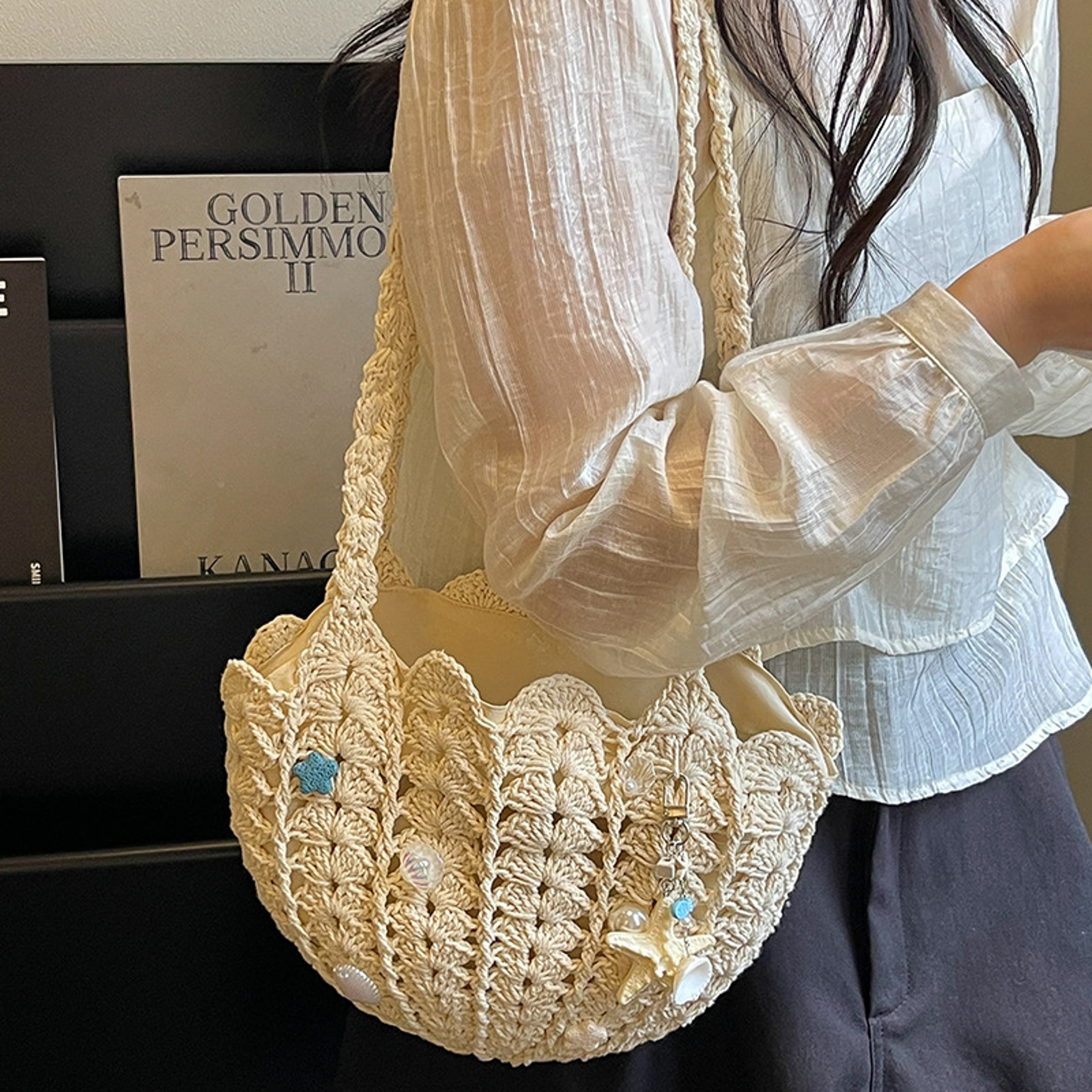 Summer Woven Beach Bag and Vacation Tote – view 2