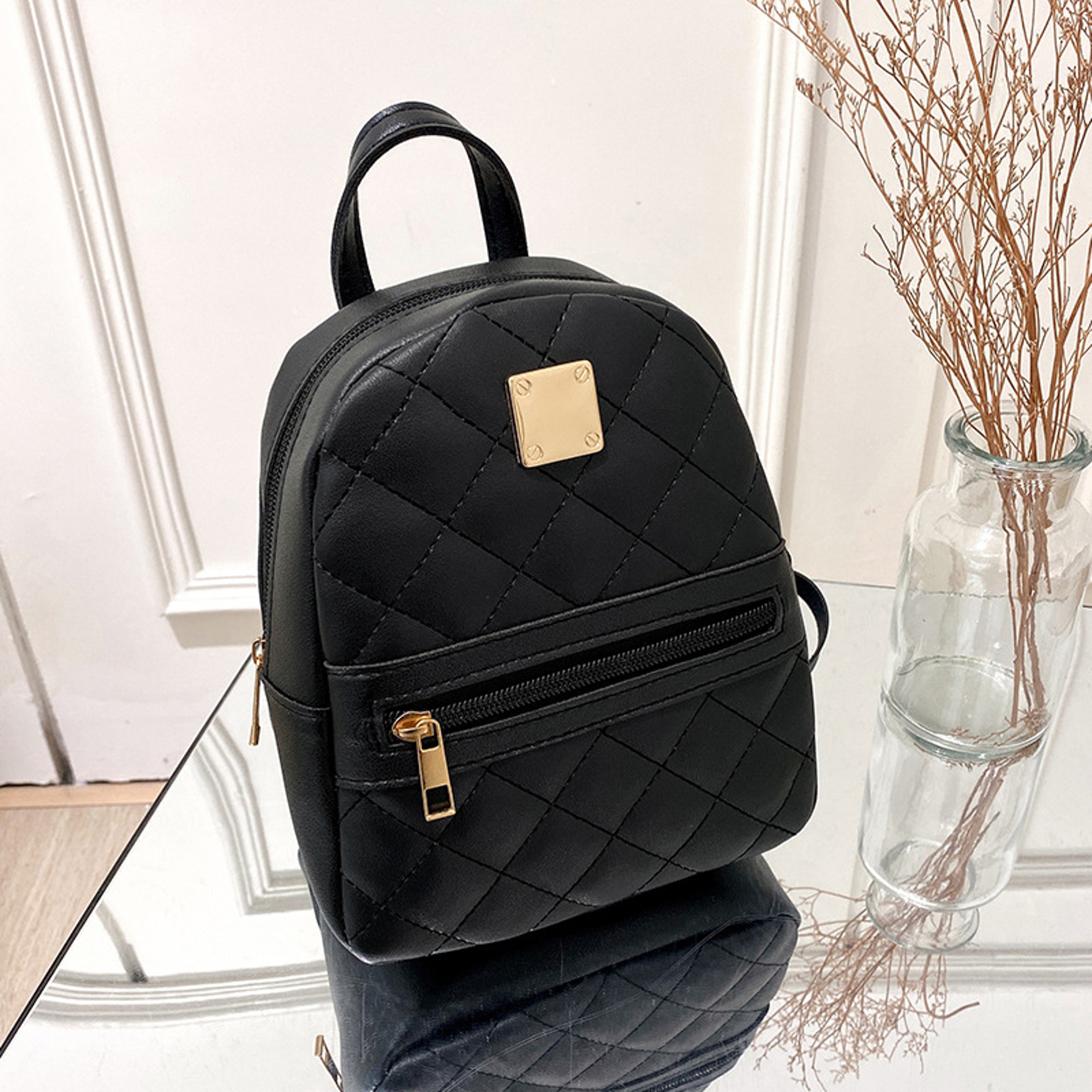 Korean Embroidered Floral Backpack For Women 4
