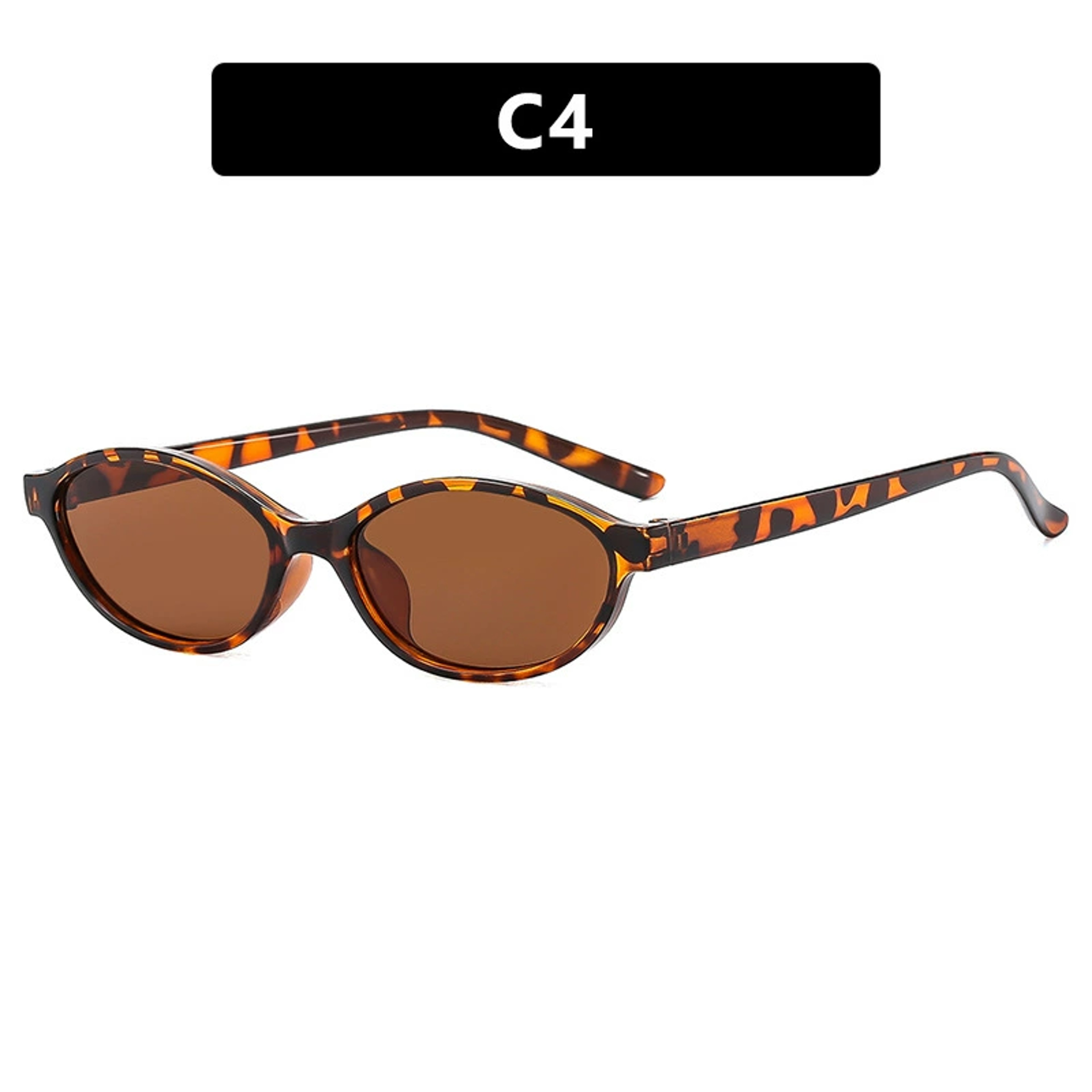 Retro Oval Sunglasses for Women and Men Trendy Small Oval Sunglasses and Punk Cat Eye Sunglasses – view 9
