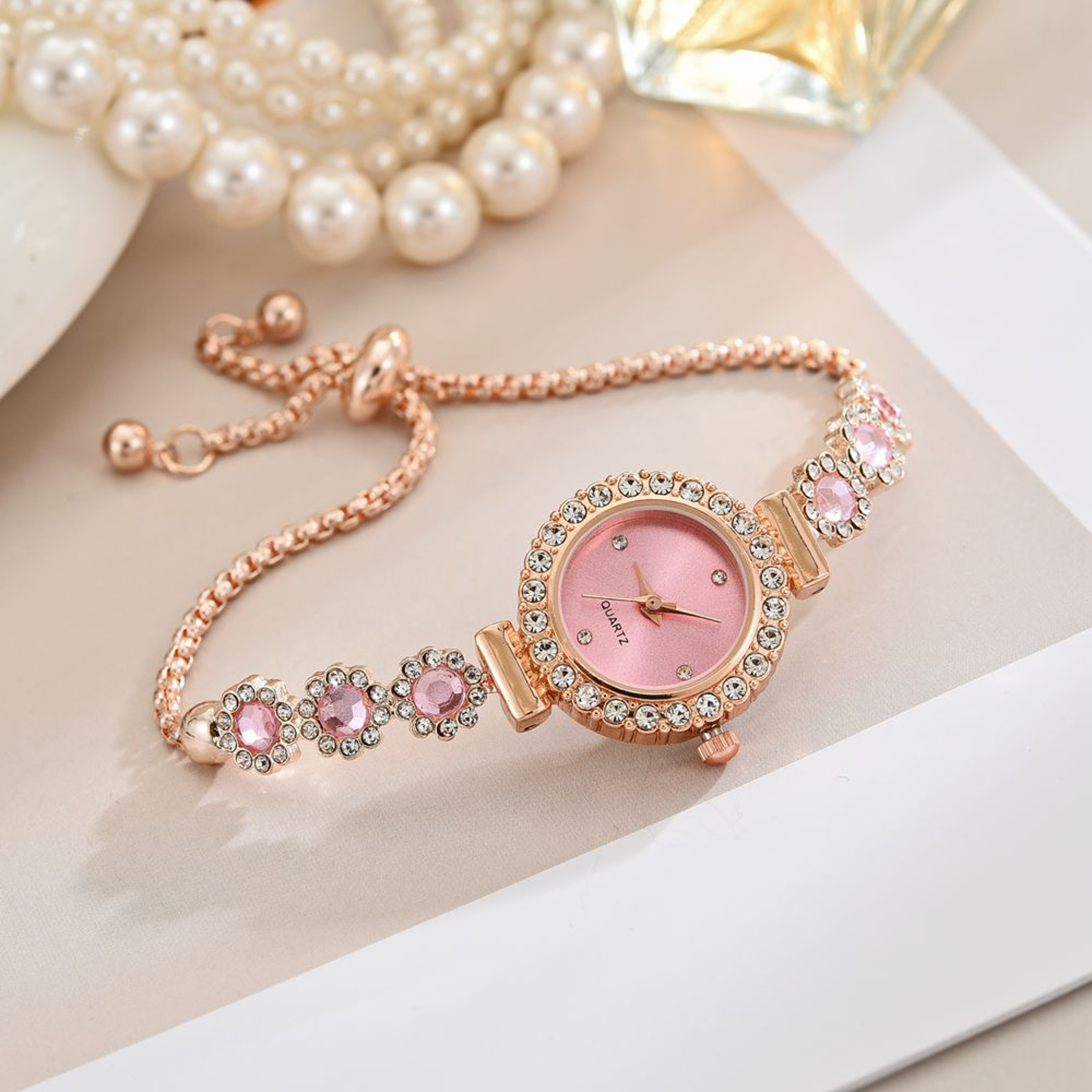 Sparkle Blossom Diamond Wristwatch – view 11