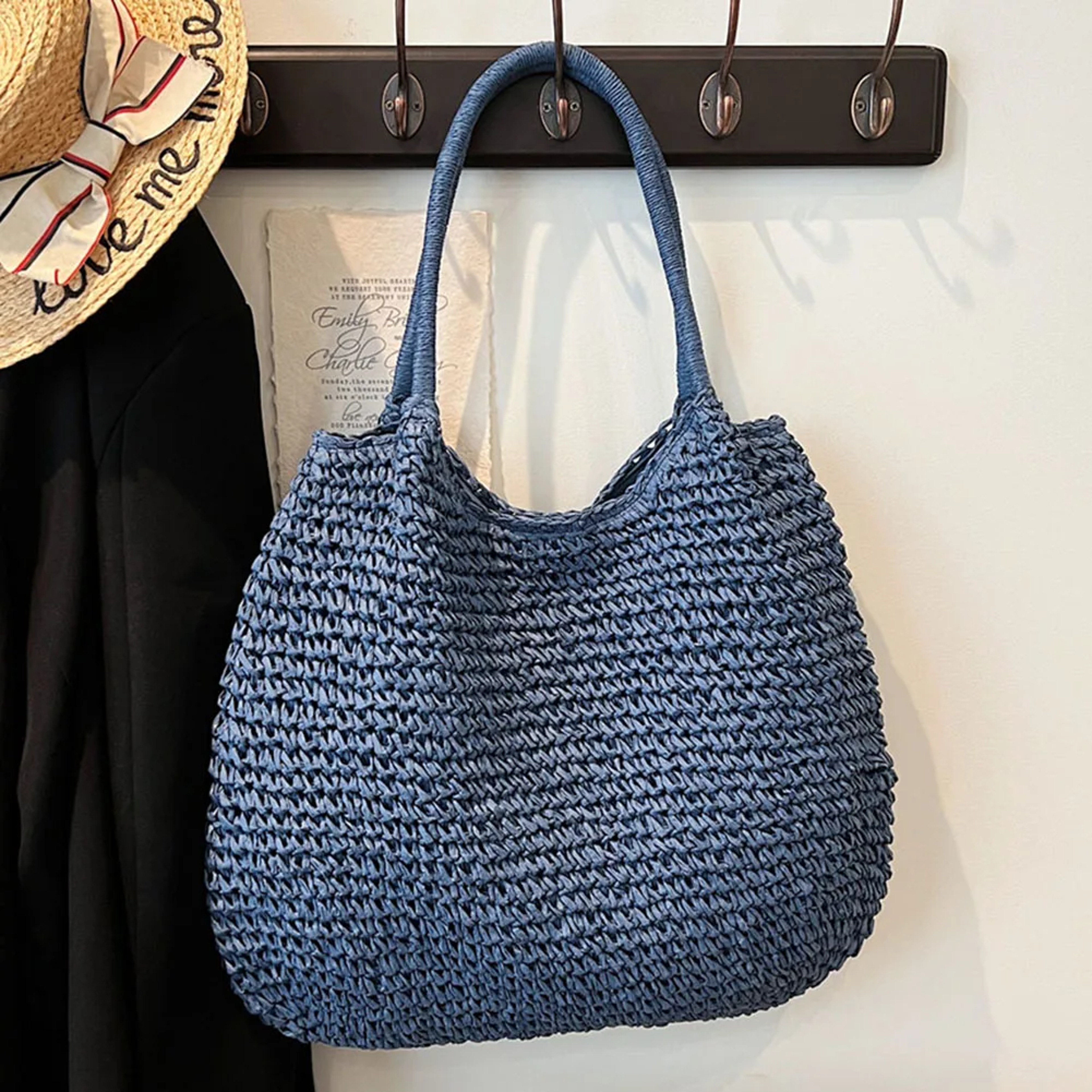 Women Straw Tote Handbag – view 8
