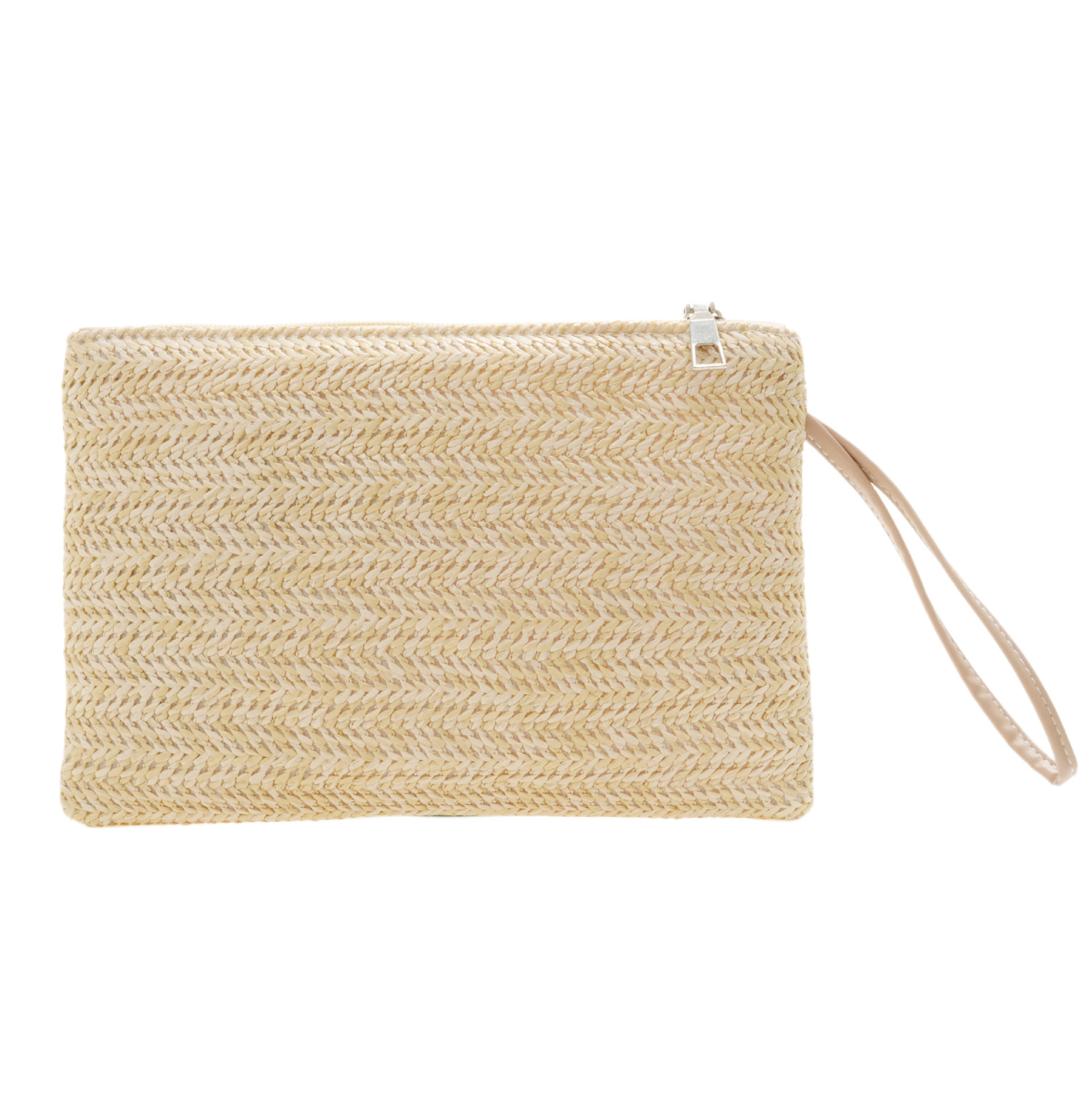 Handwoven Straw Wristlet Clutch for Women – view 8