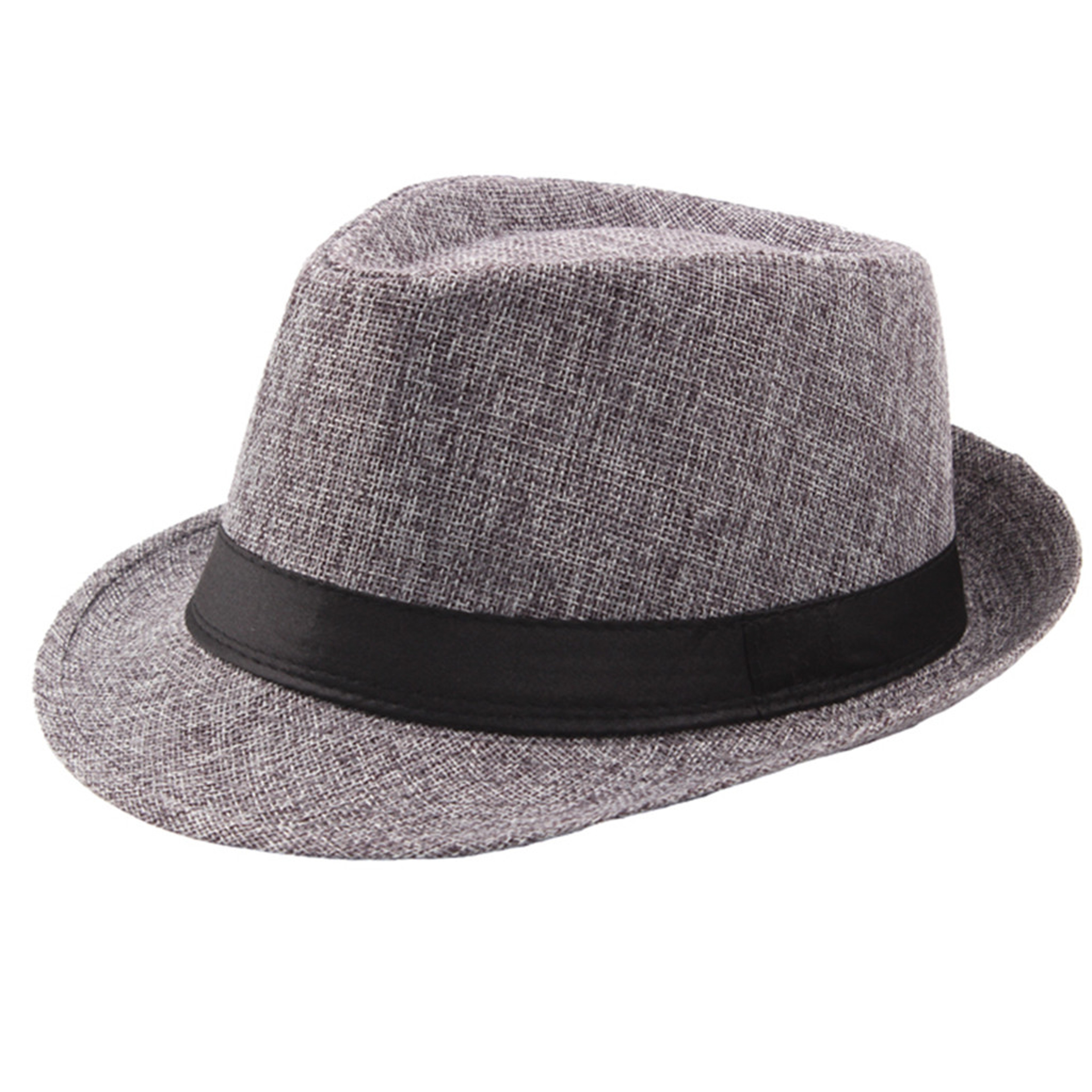 Classic Straw Panama Hat with Black Ribbon for Beach and Summer – view 10
