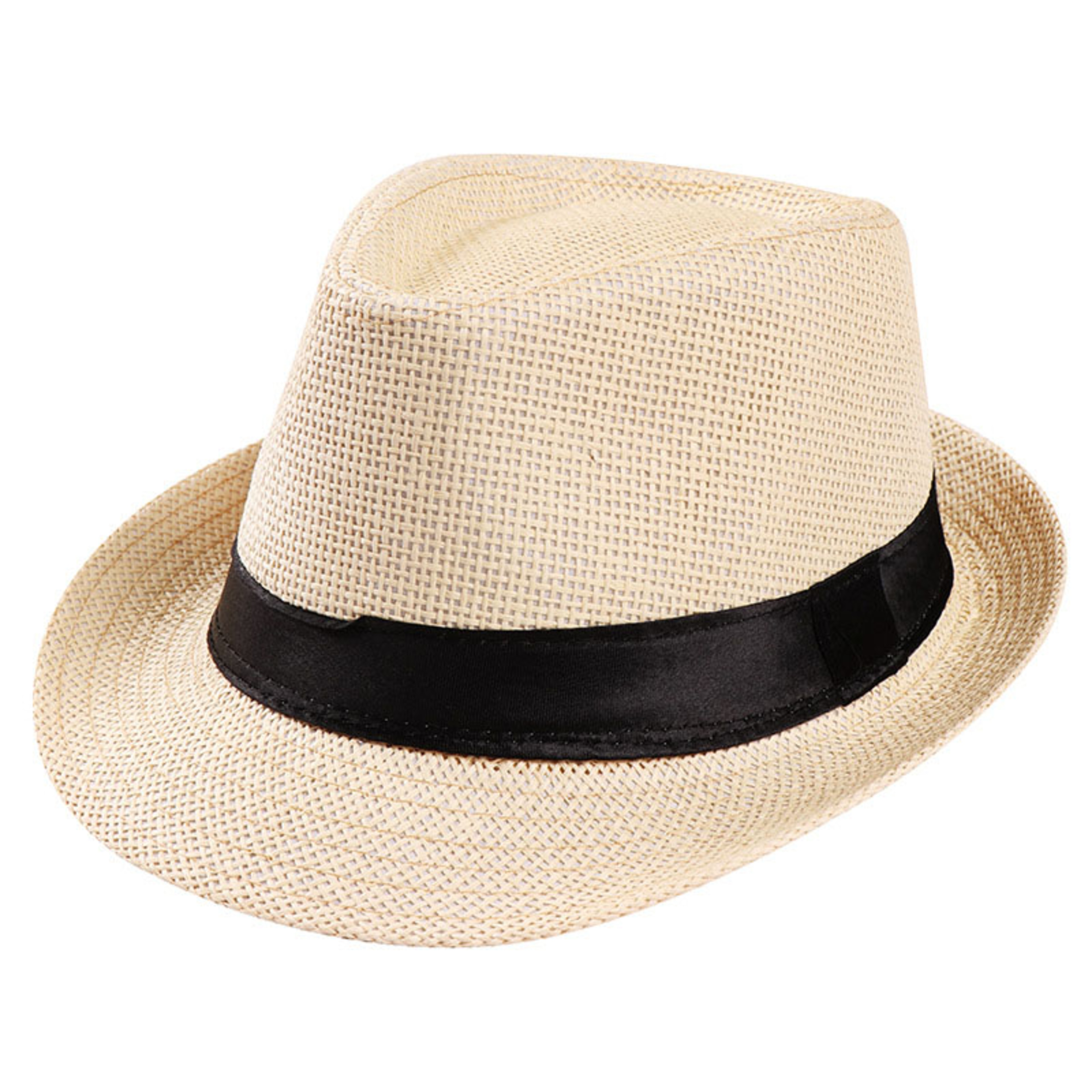 Classic Straw Fedora Sun Hat For Summer Beach And Outdoor Travel – view 11