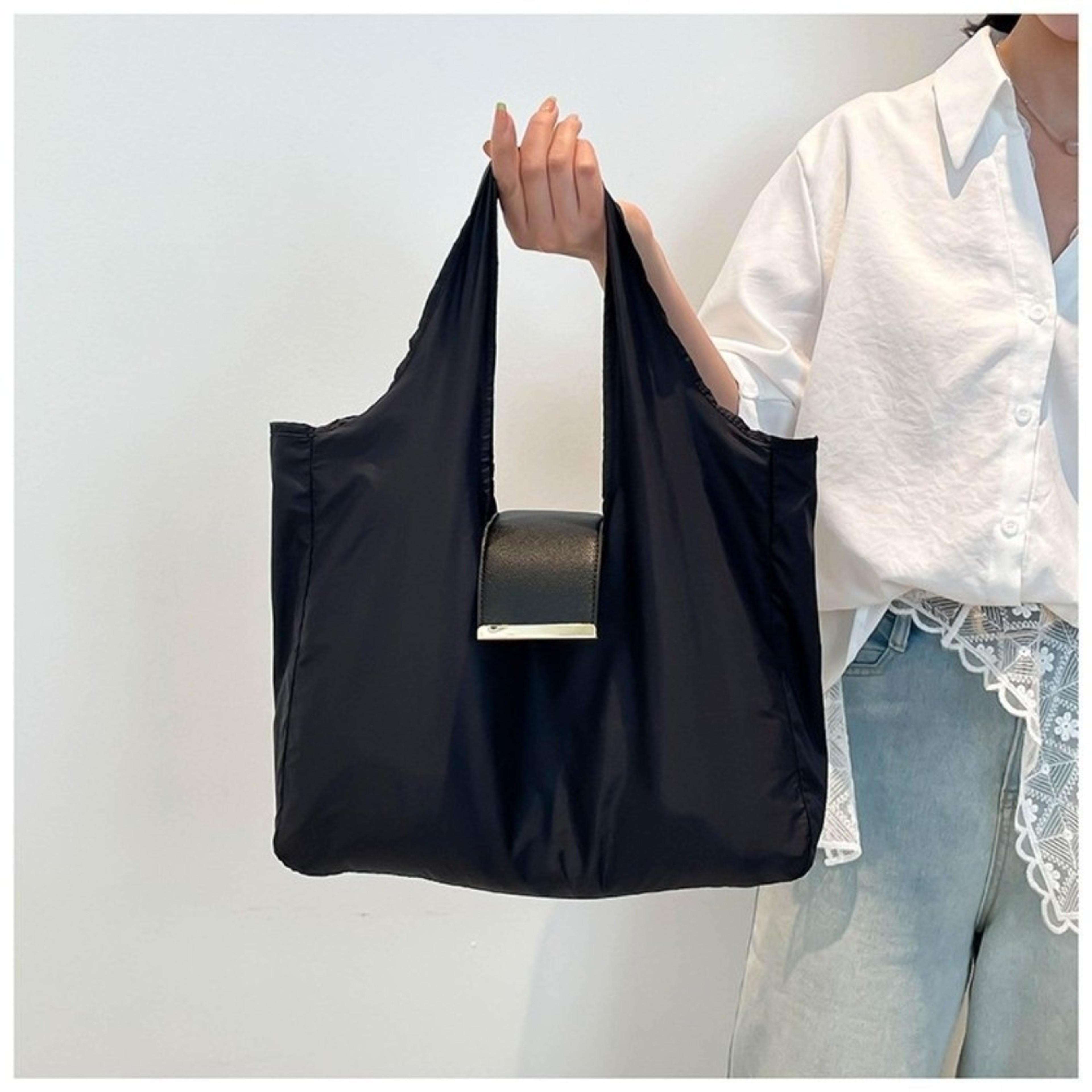 Foldable Mini Keychain Tote Bag 5
