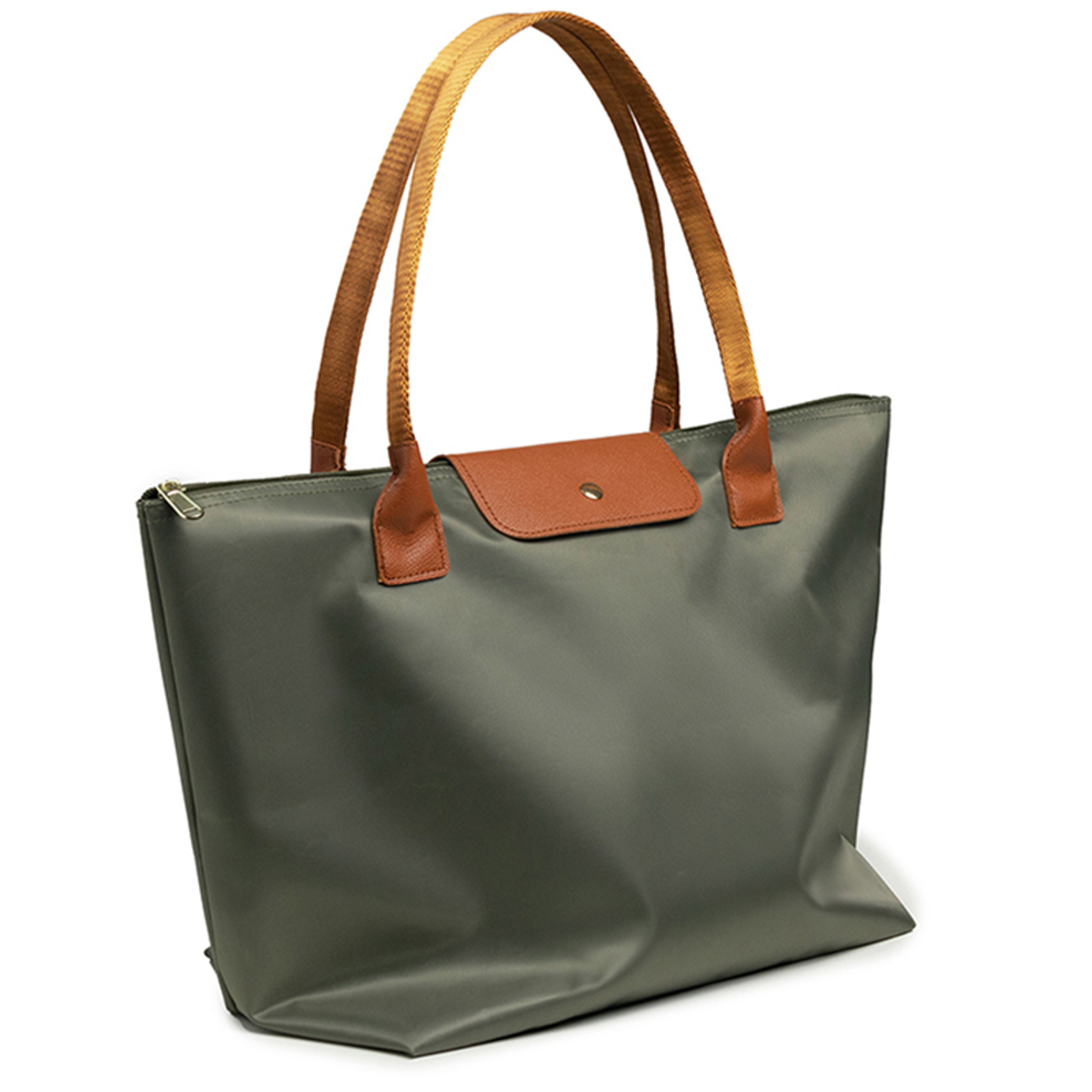 Luxe Oxford Tote Bag for Women with Leather Accents – view 1