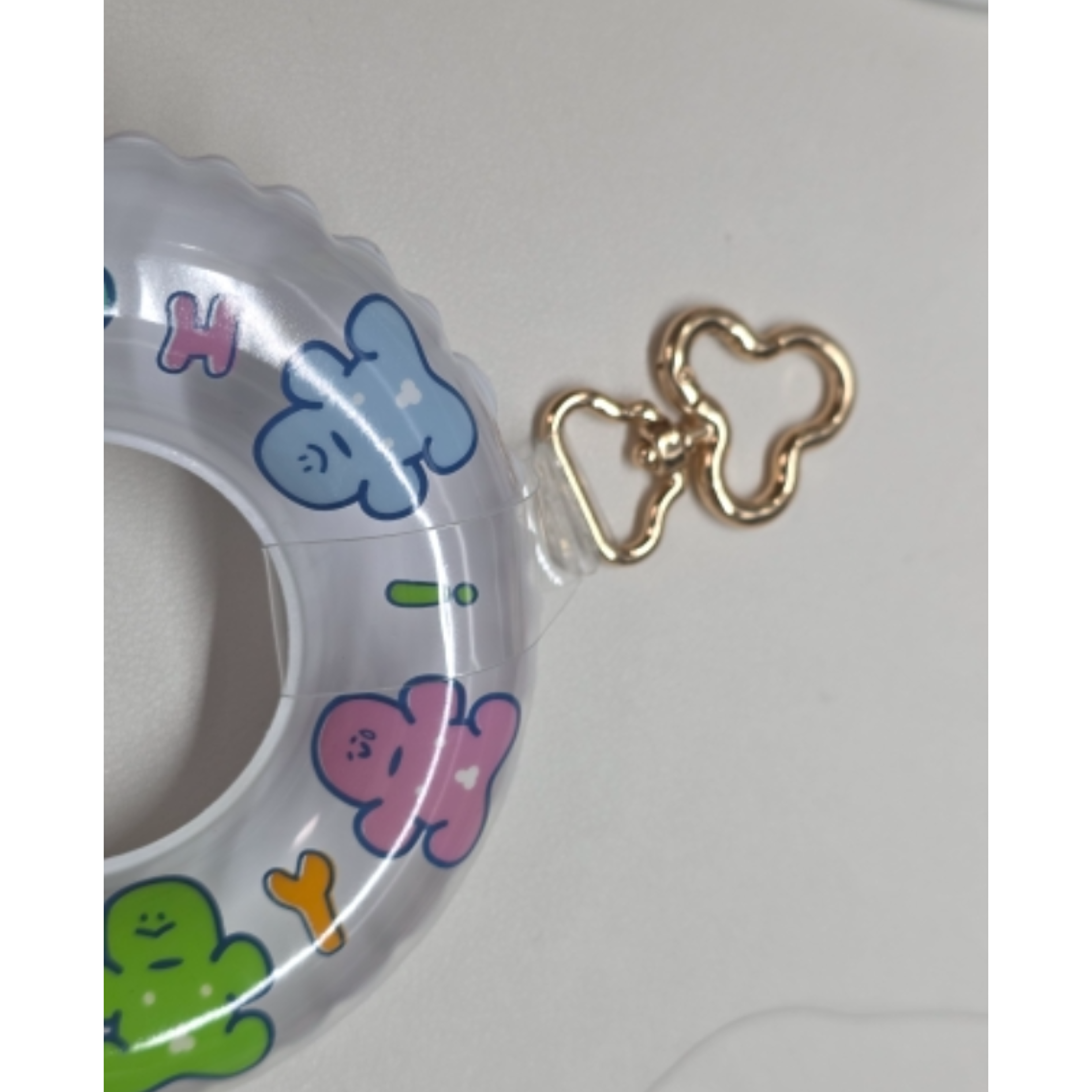 Cute Swimming Ring Keychain and Backpack Charm for Couples and Bag Decoration – view 6