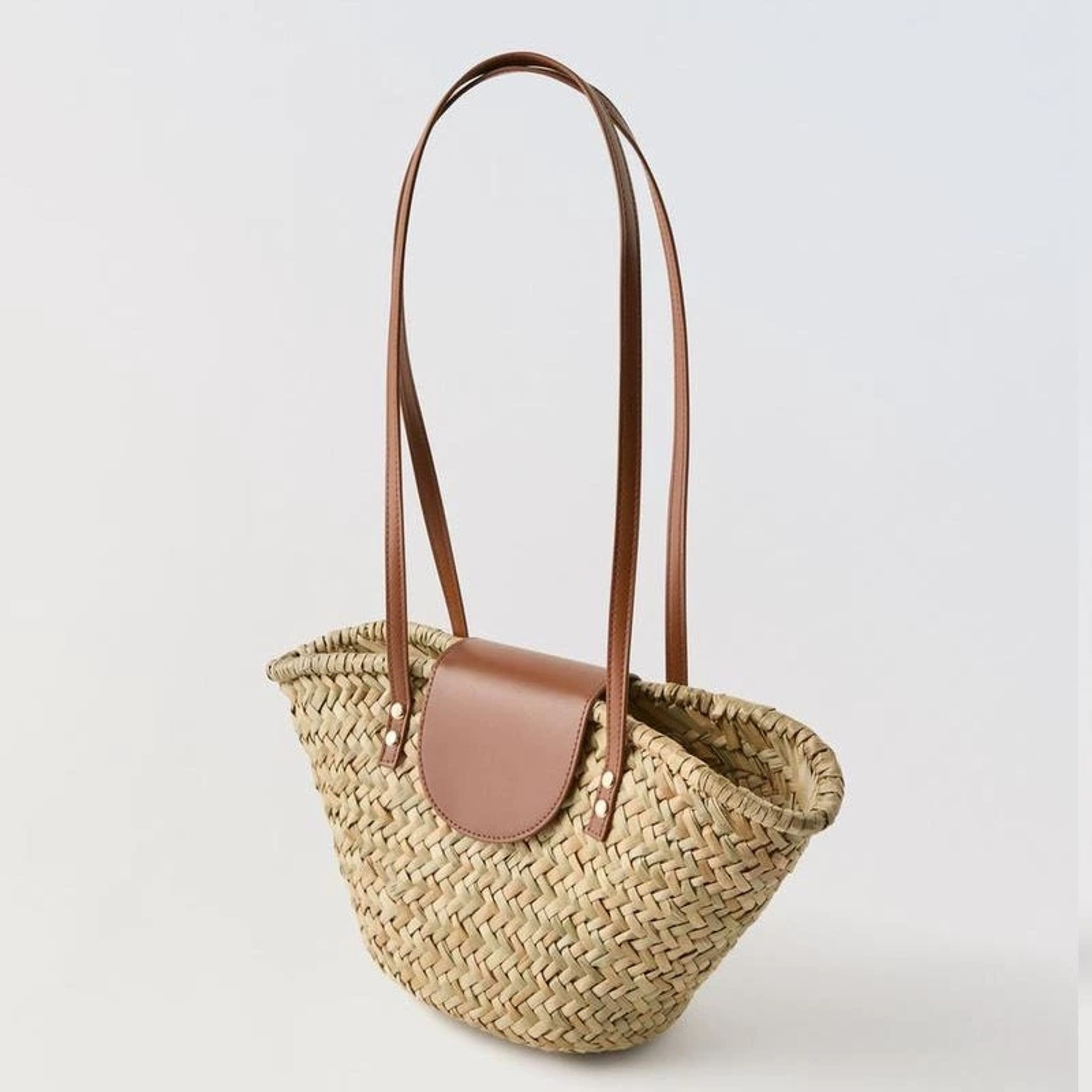 Hylhexyr Woven Rattan Shoulder Bag and Summer Beach Tote – view 4