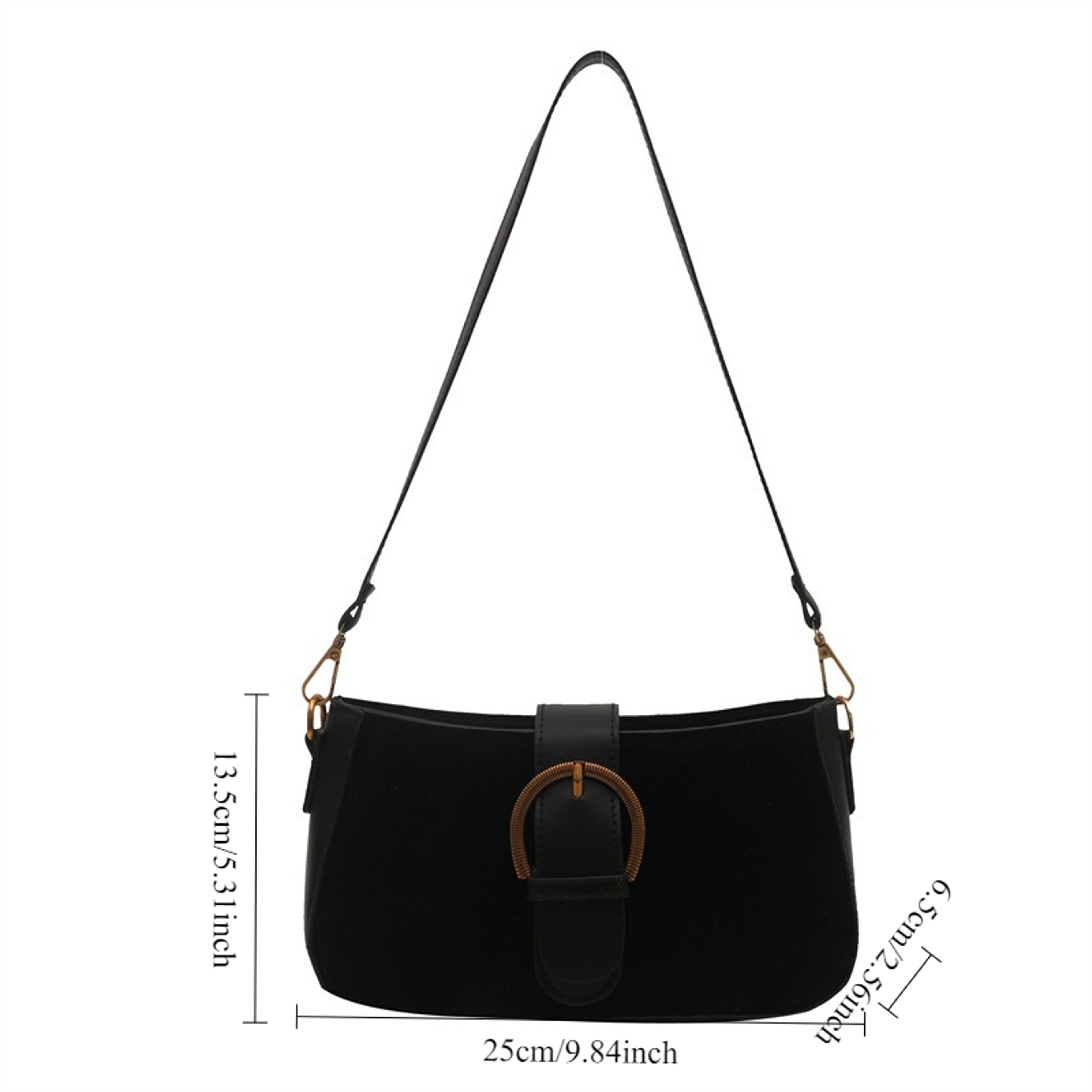 Aria Luxe Suede Shoulder Bag – view 4