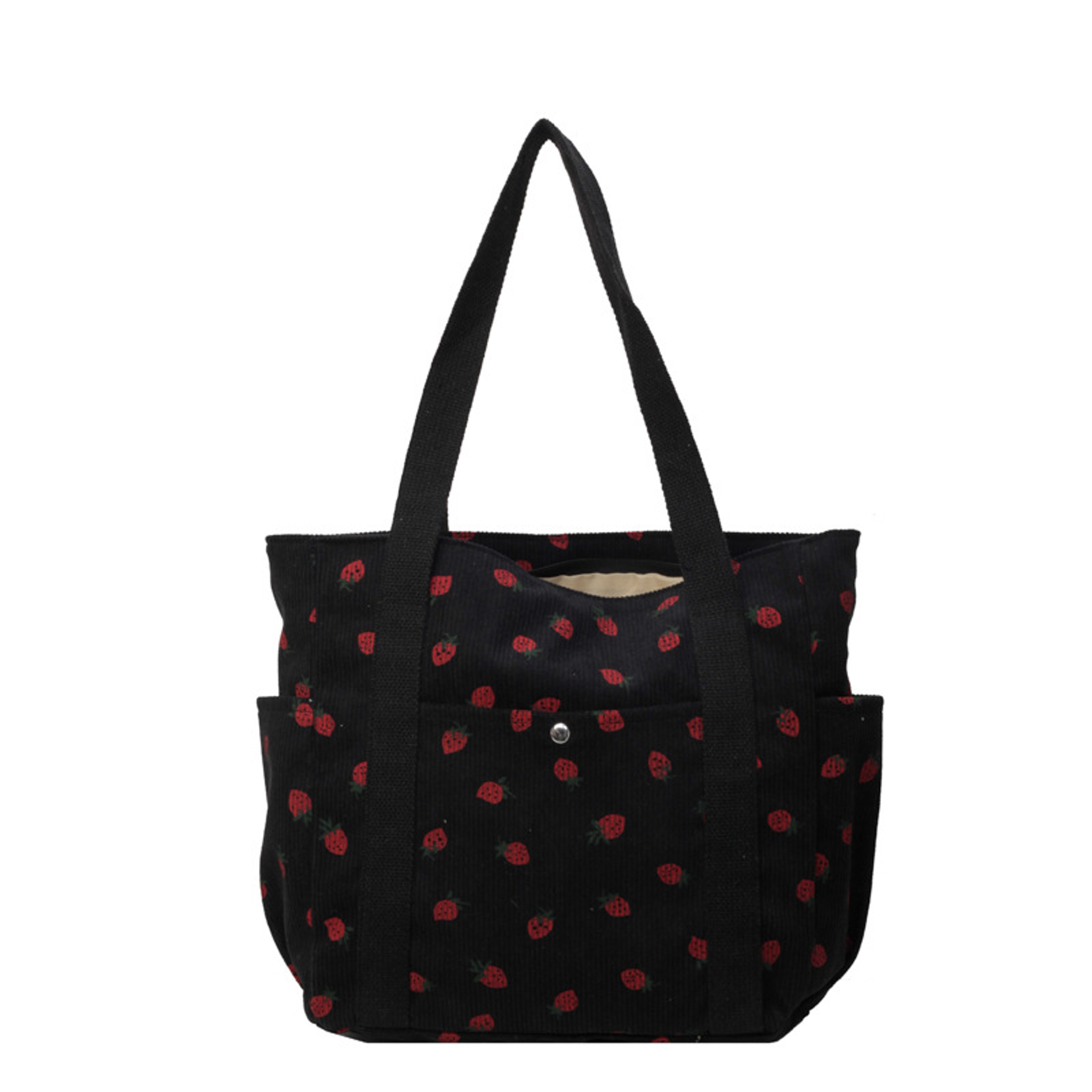 Strawberry Corduroy Tote Bag – view 9